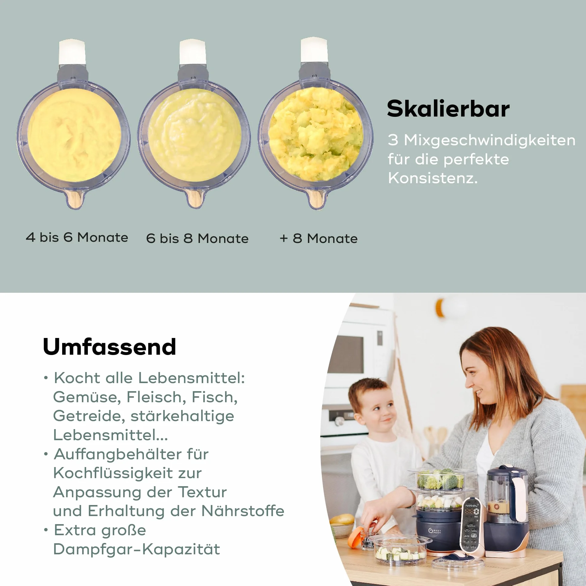 Robot da cucina Babymoov Nutribaby + XL