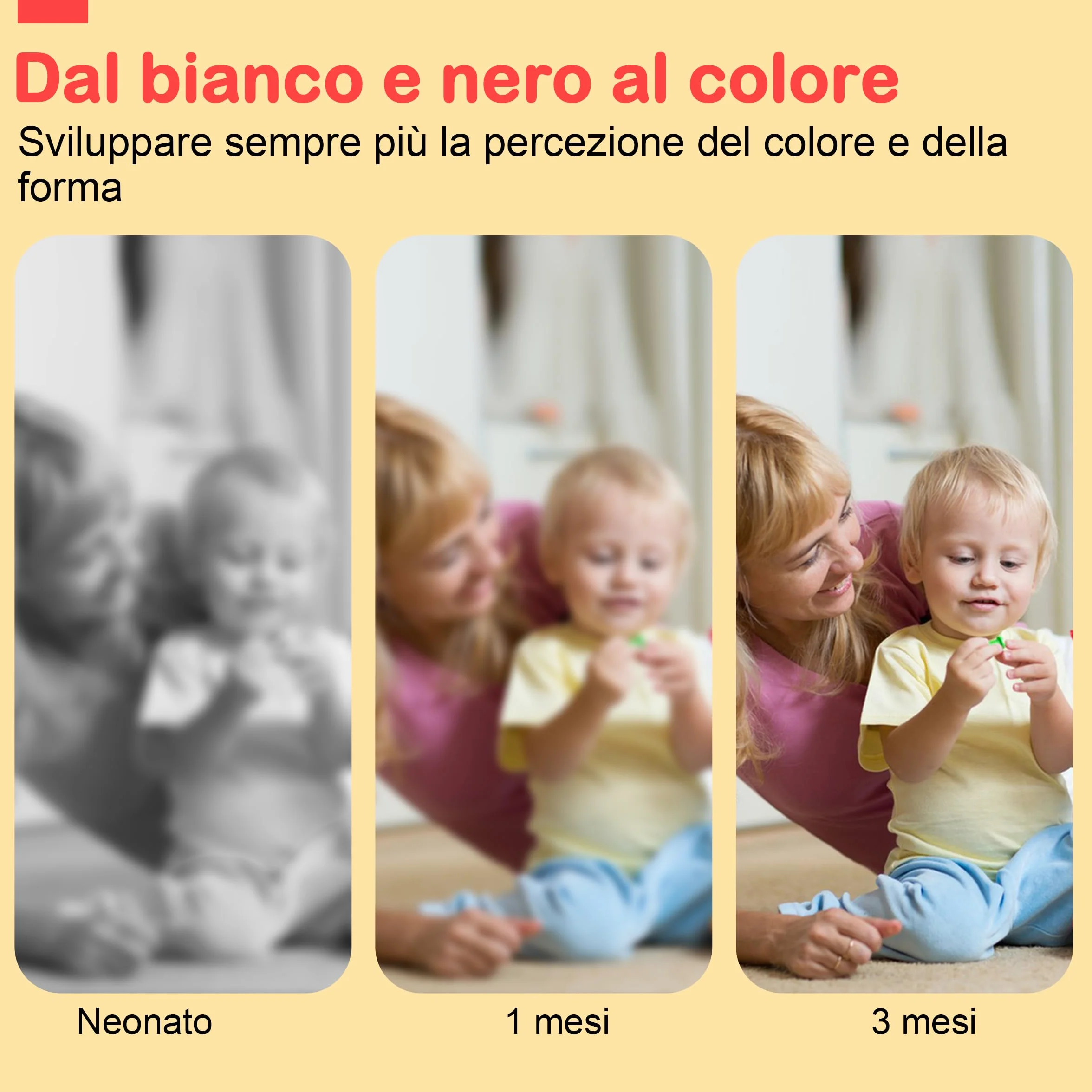 Libri Sensoriali Neonato con Specchio, Libro di Stoffa per Neonati,Giochi 0 3 6 12 Mesi,Tummy Time, Bianco e Nero 11 Motivi,Pieghevole Lavabile
