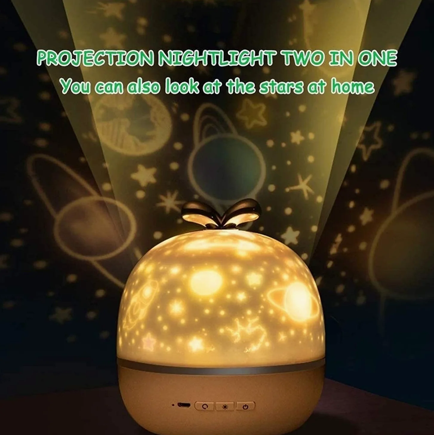 GeRRiT Luce Notturna Stella for Bambini, Lampada Proiettore Luce Notturna, Lampada Proiettore Romantica Star Sea Birthday Nuova for Camera da Letto