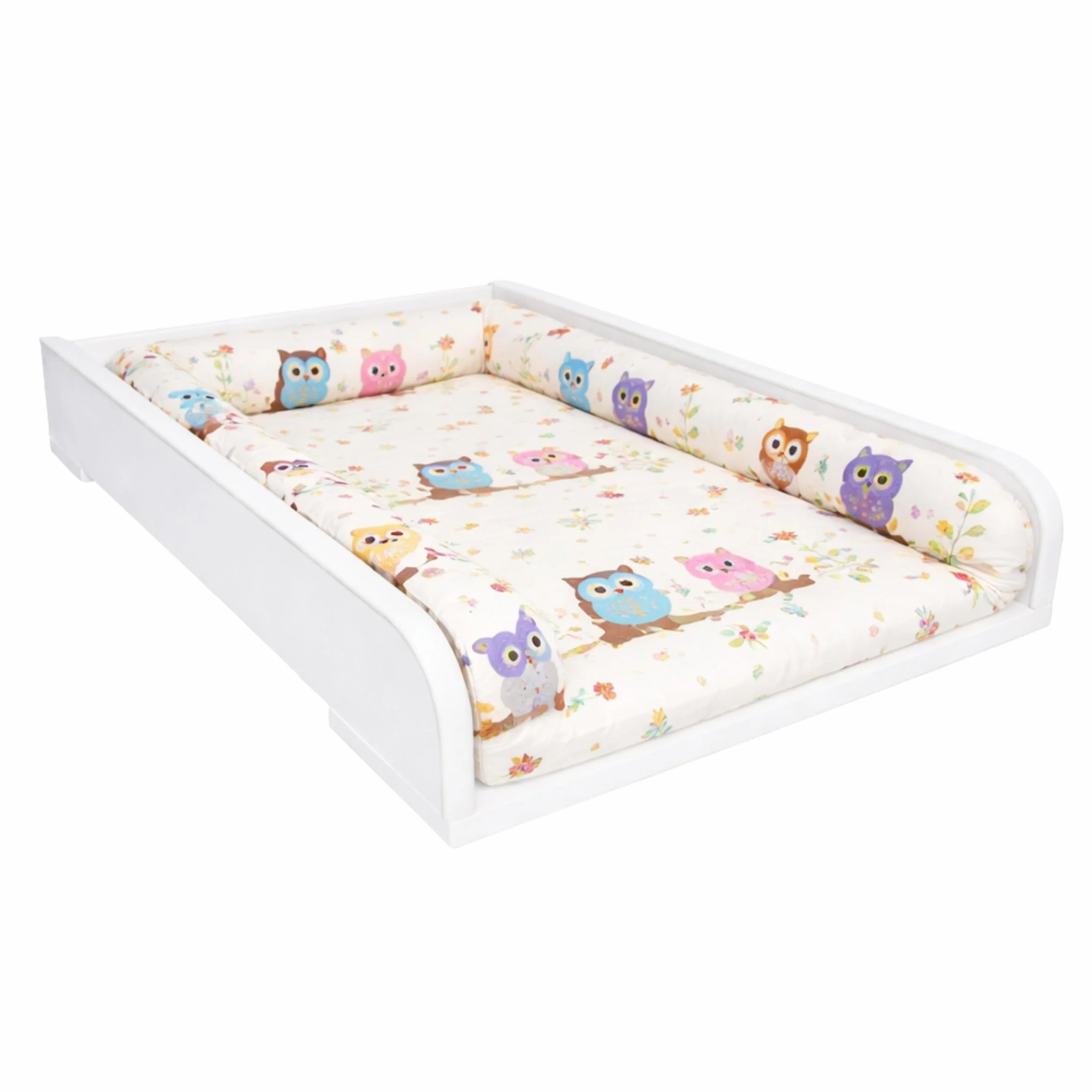 Fasciatoio per comò regolabile estensibile 34–50 cm, Bianco 53,2 x 70 cm