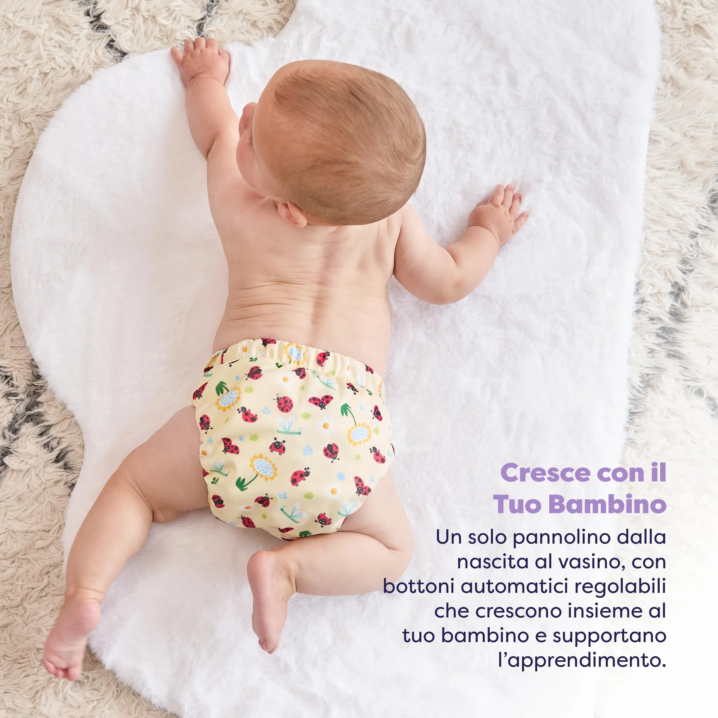 Bambino Mio pannolini riutilizzabili 5 pezzi lavabili certificati OEKO-TEX neonati