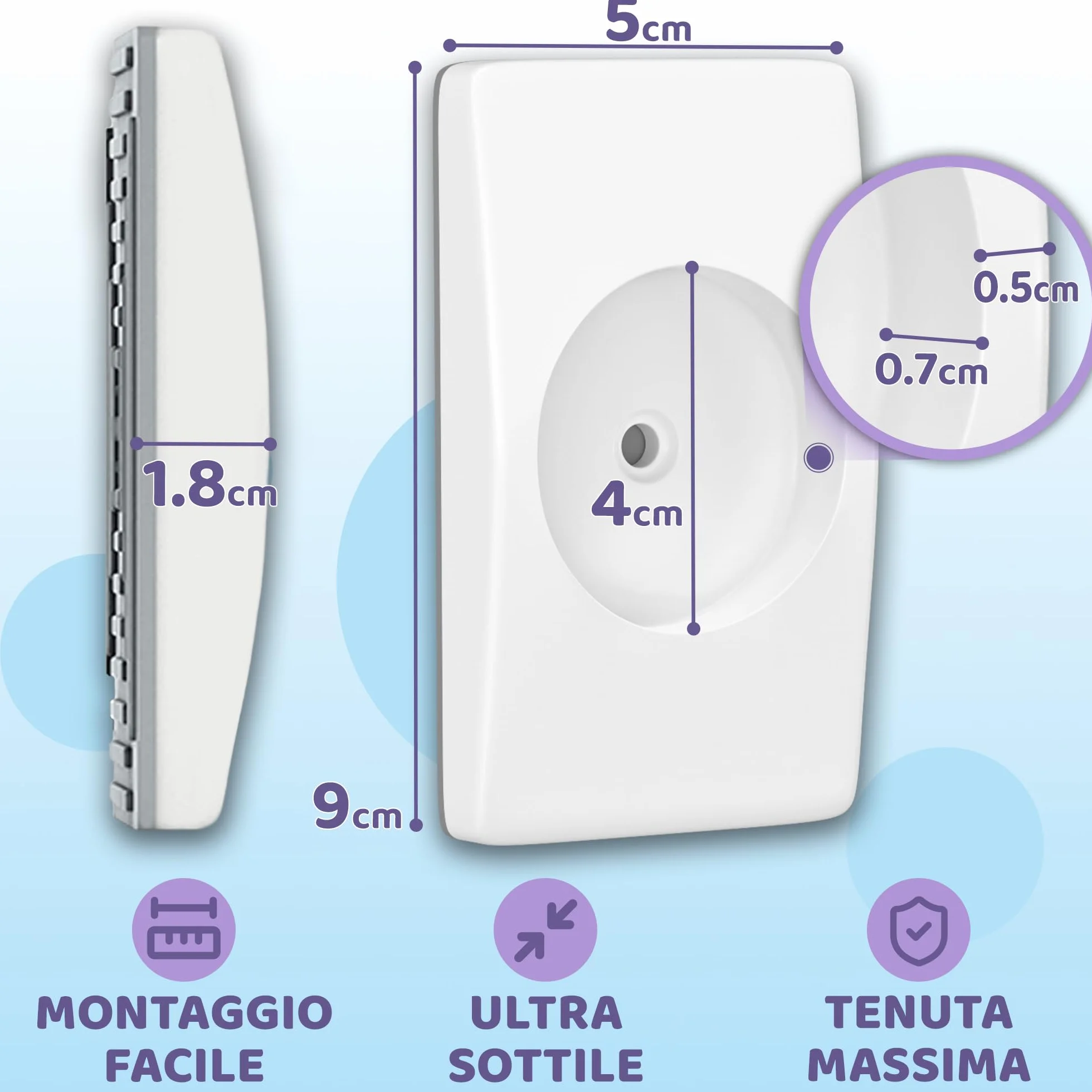 Protezioni per Cancelletto Scale & Porta – Protezione Muro Senza Forare – Supporti Antiscivolo per Barriere di Sicurezza Bambini e Cani