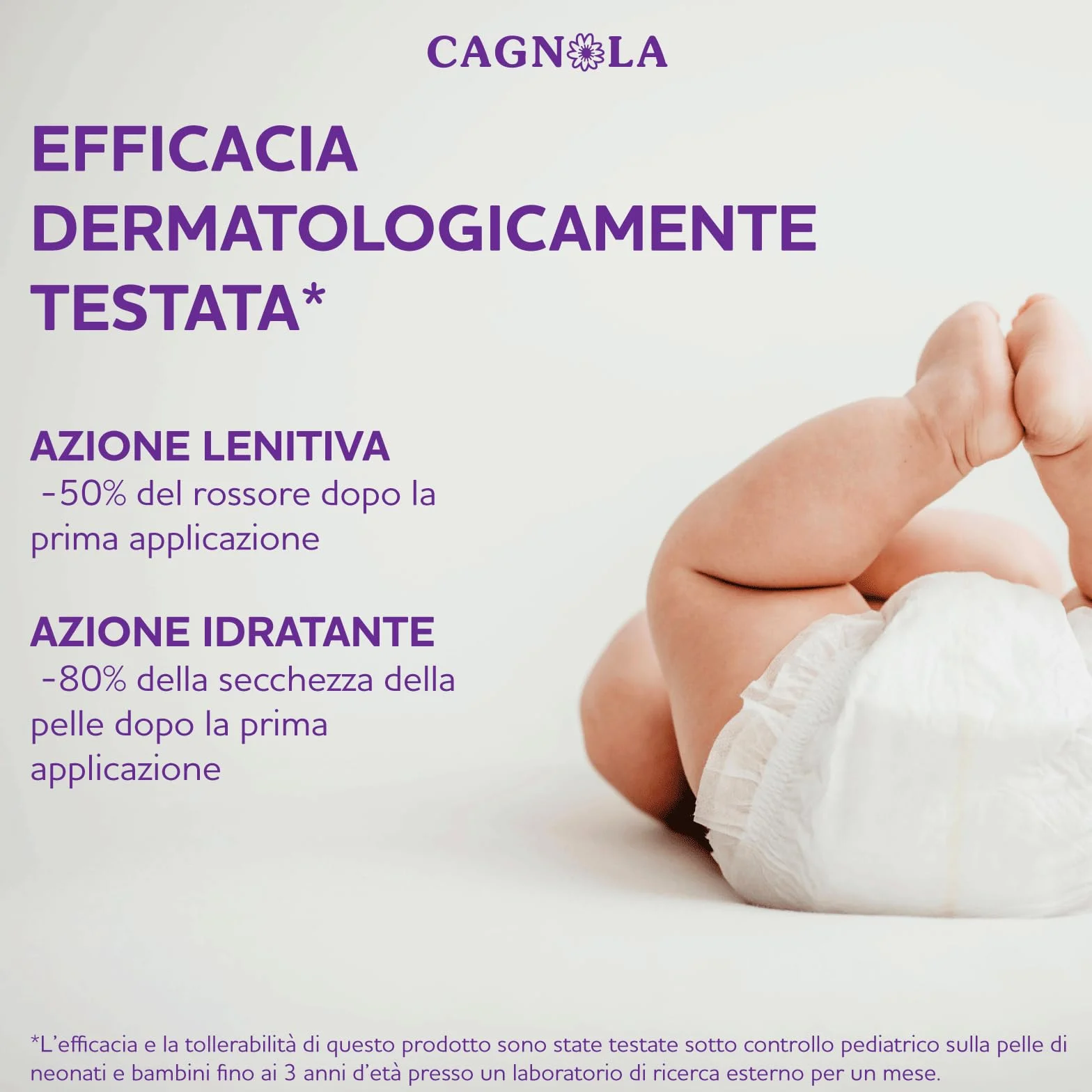 CAGNOLA Crema Fluida Lenitiva Idratante Latte di Calamina 150 ml per Arrossamenti Scottature Punture di Insetto