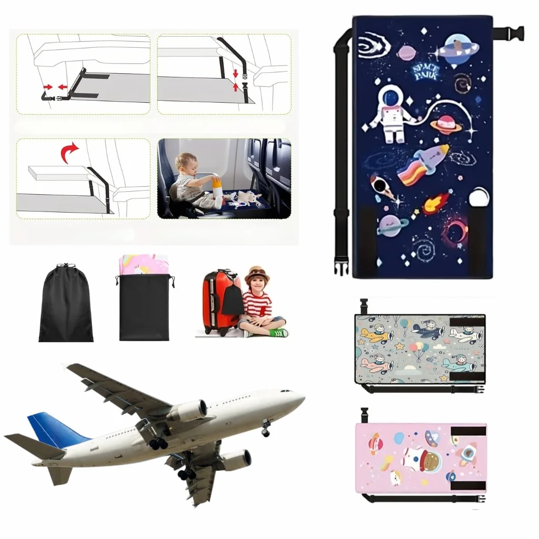 Poggiapiedi per Bambini da Viaggio per Aereo e Letto Portatile Amaca Comfort in Volo