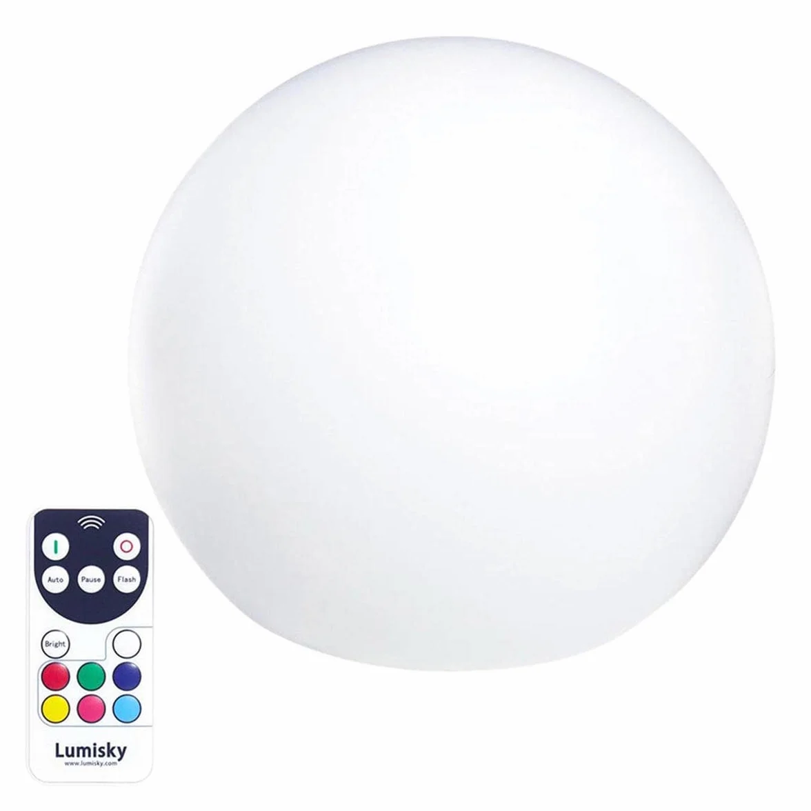Palla luminosa senza fili a LED galleggiante, multicolore D50CM BOBBY C50