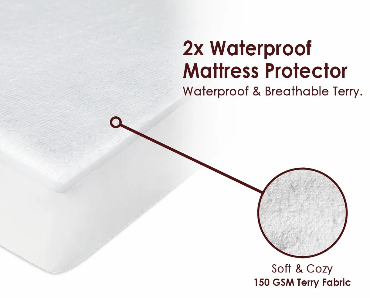 Coprimaterasso impermeabile per culla Next To Me 83-85 x 50-51 cm non rumoroso ultra morbido