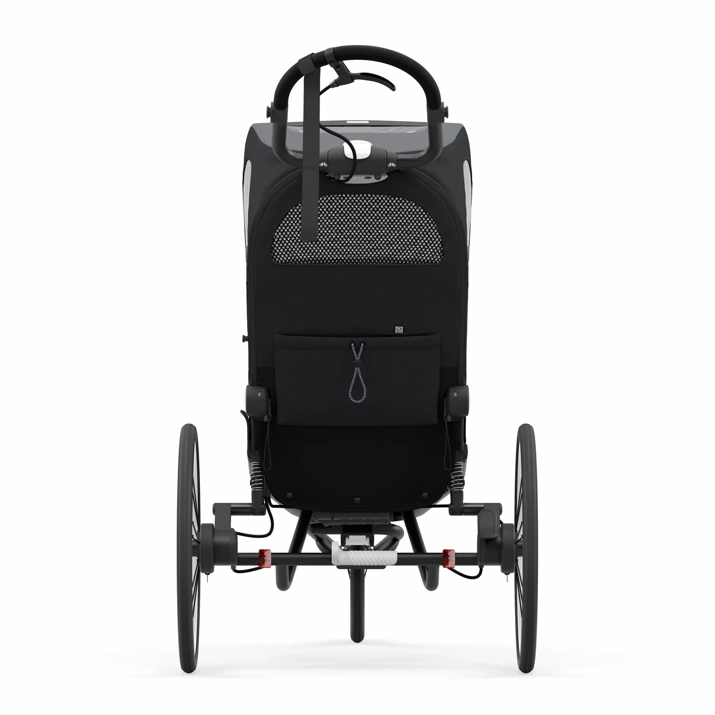 Cybex Rimorchio Multisport ZENO Passeggino sportivo 4-in-1 Black/All Black, da 6 mesi a 4 anni, max 111 cm 22 kg