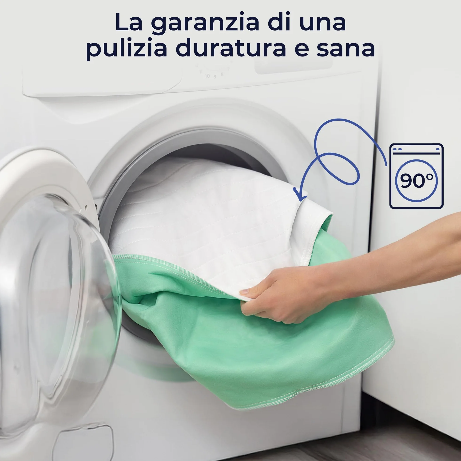 Traverse Letto Anziani Neonato 50x70 Impermeabile Assorbente Set 2 Lavabile