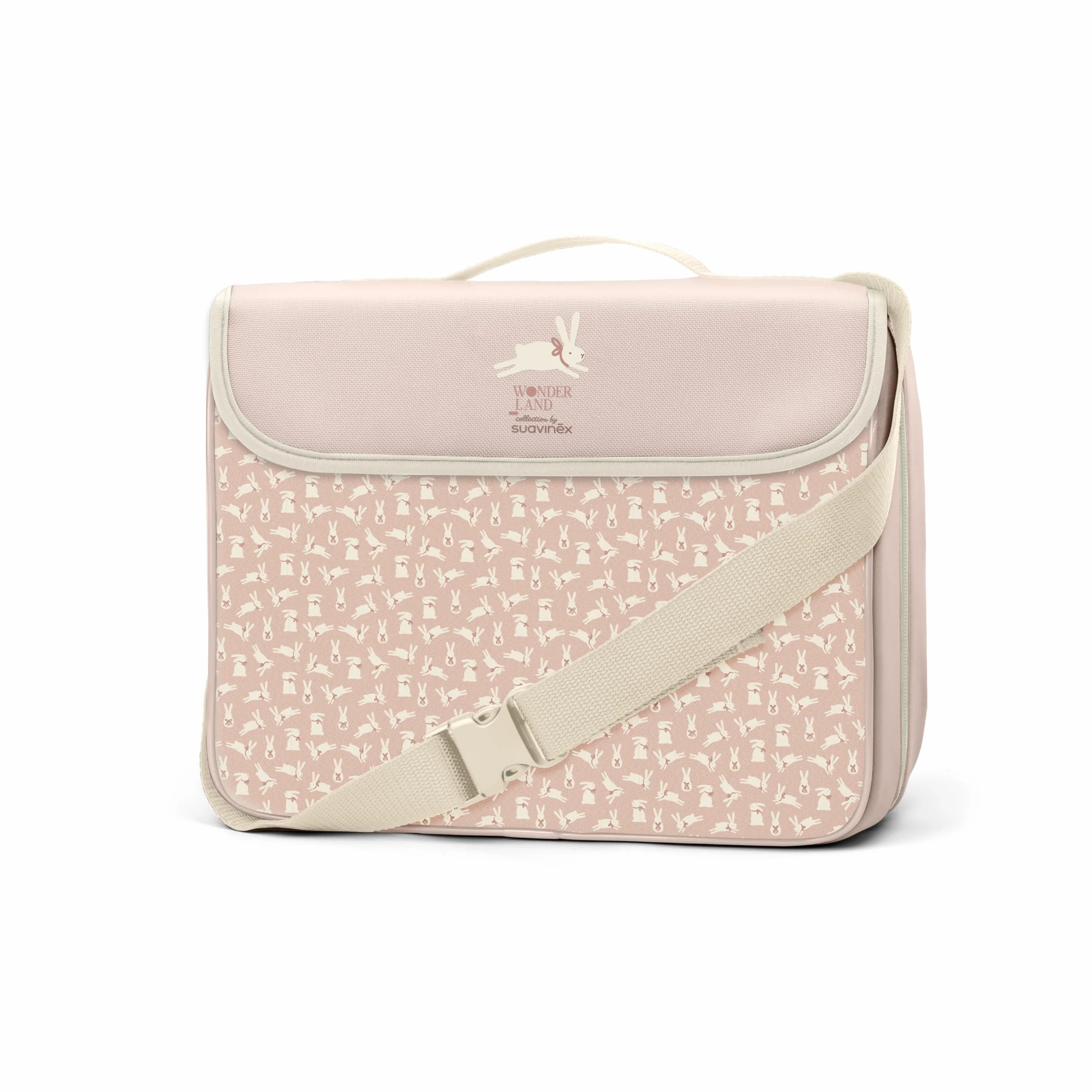 Suavinex seggiolone portatile per bambini +6 mesi universale trasformabile in borsa rosa