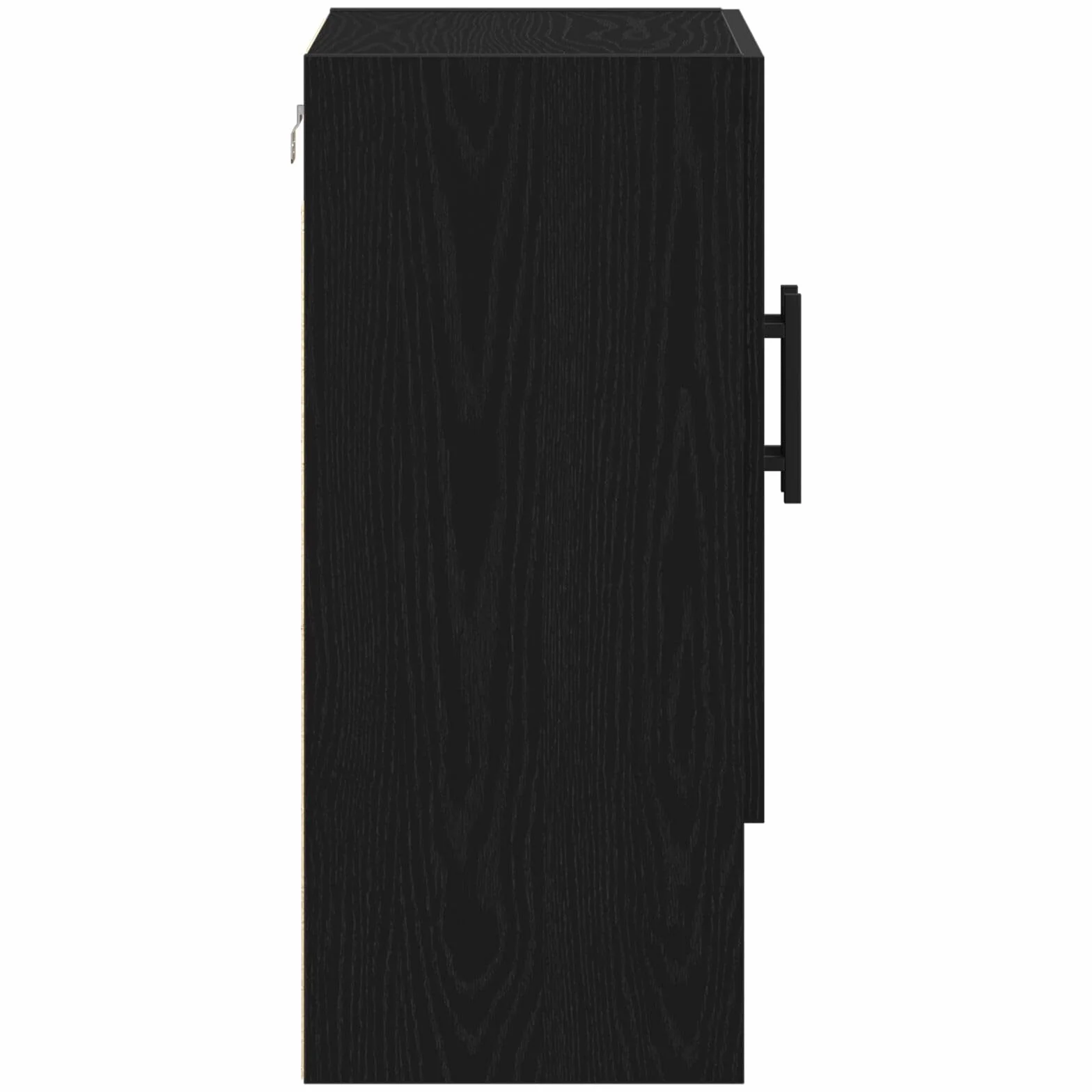 vidaXL Mobile a Muro Rovere Nero 60 x 31 x 70 cm Legno Multistrato Scaffale Rettangolare