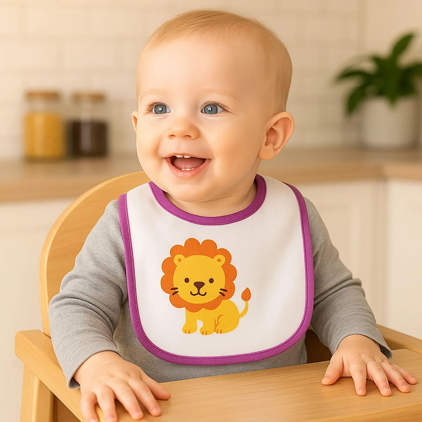 Bavetta neonato personalizzata in cotone bavaglino neonato
