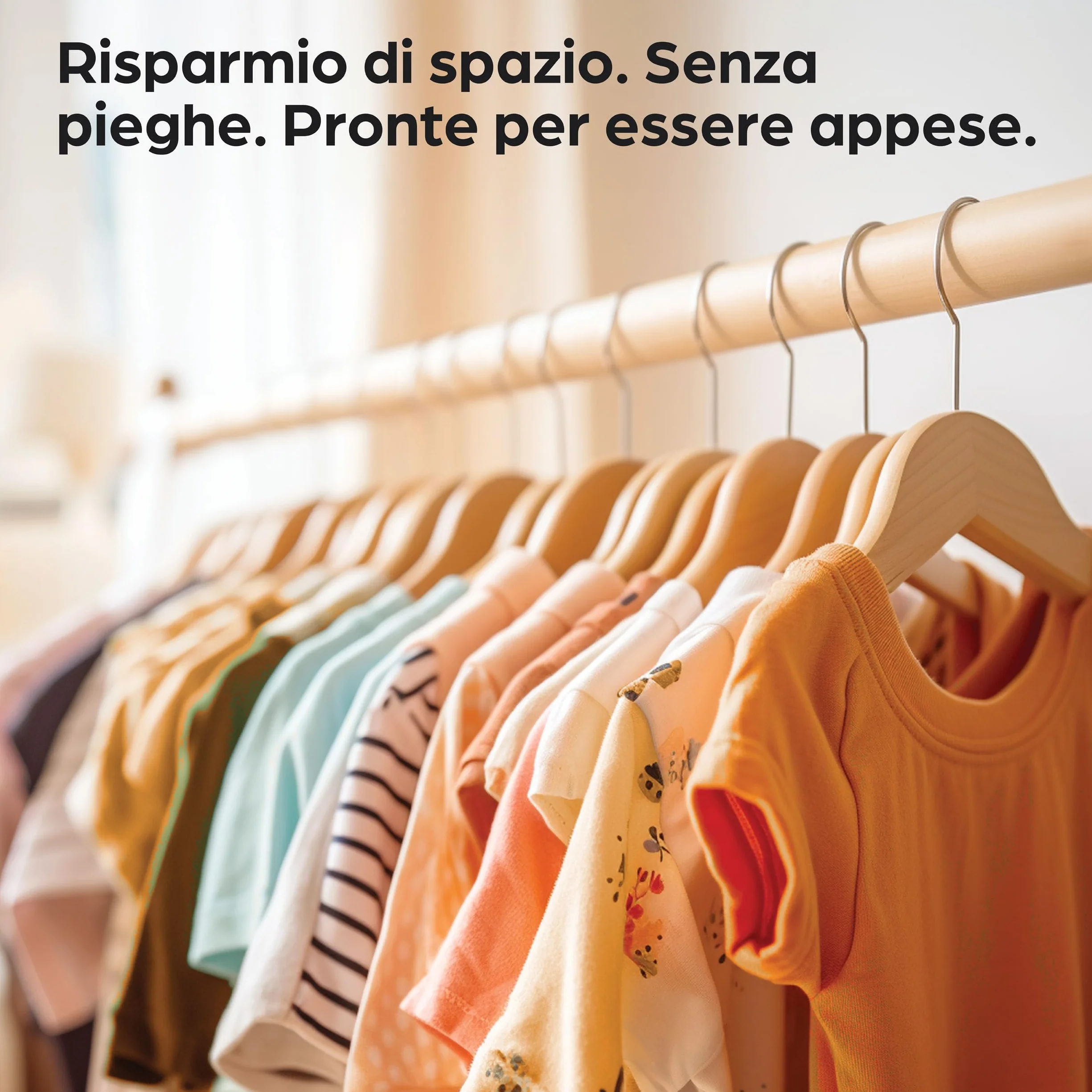 Praknu Grucce per Bambini in Legno - Set da 10 - Legno di Faggio Naturale