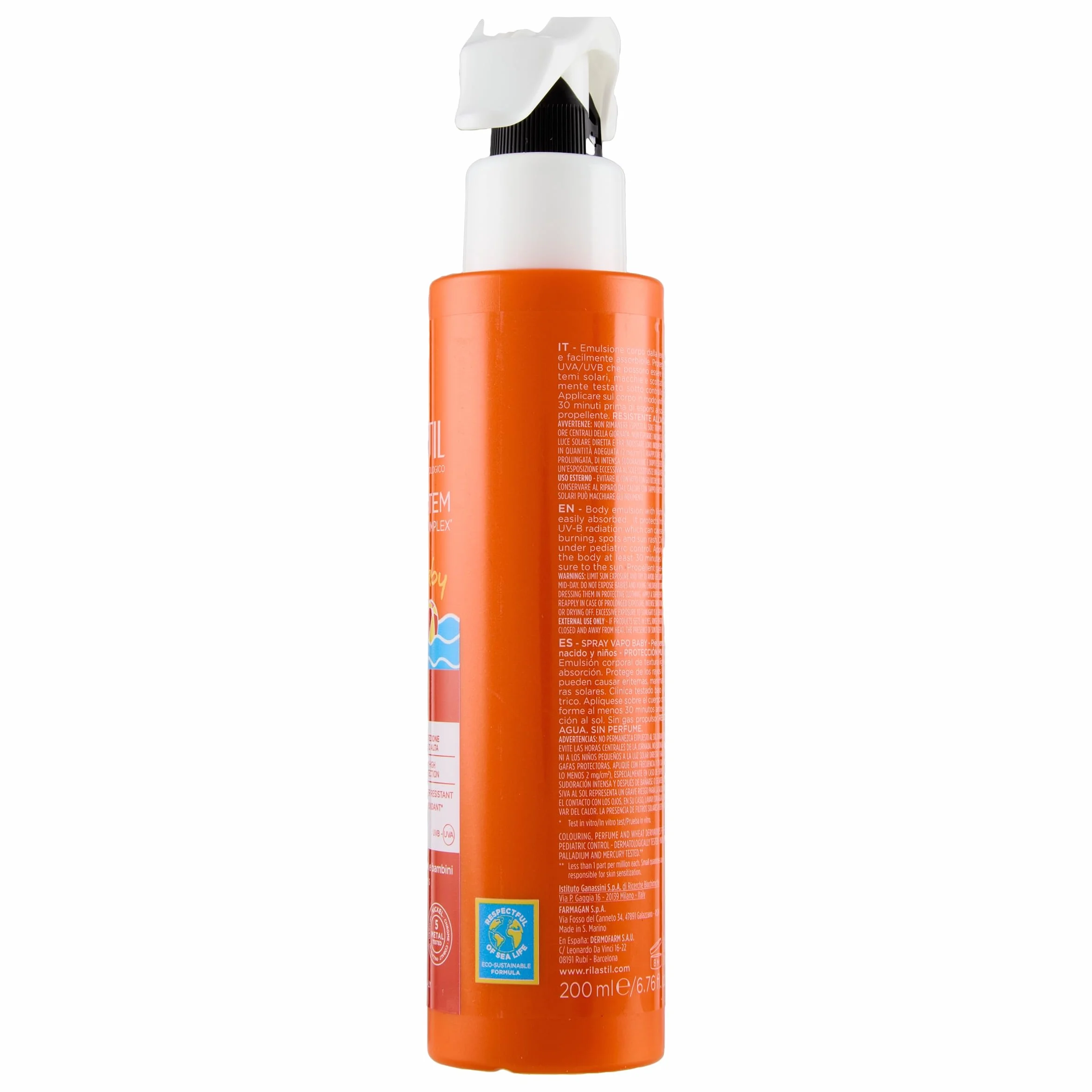 Rilastil Sun System Spray Baby SPF 50+ Protezione Molto Alta 200ml