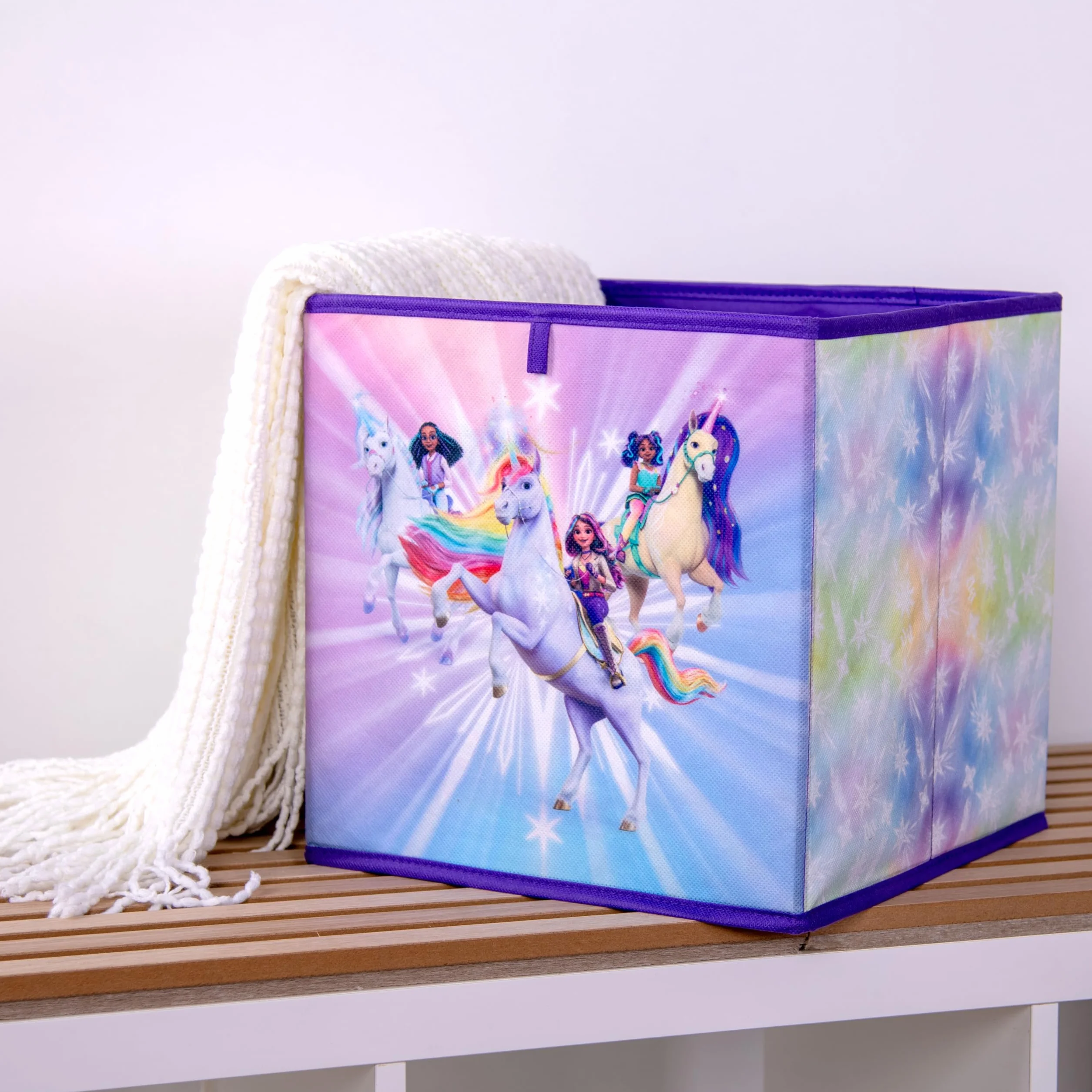 Herding Contenitore Portaoggetti Unicorn Academy 30 x 30 x 30 cm Polipropilene
