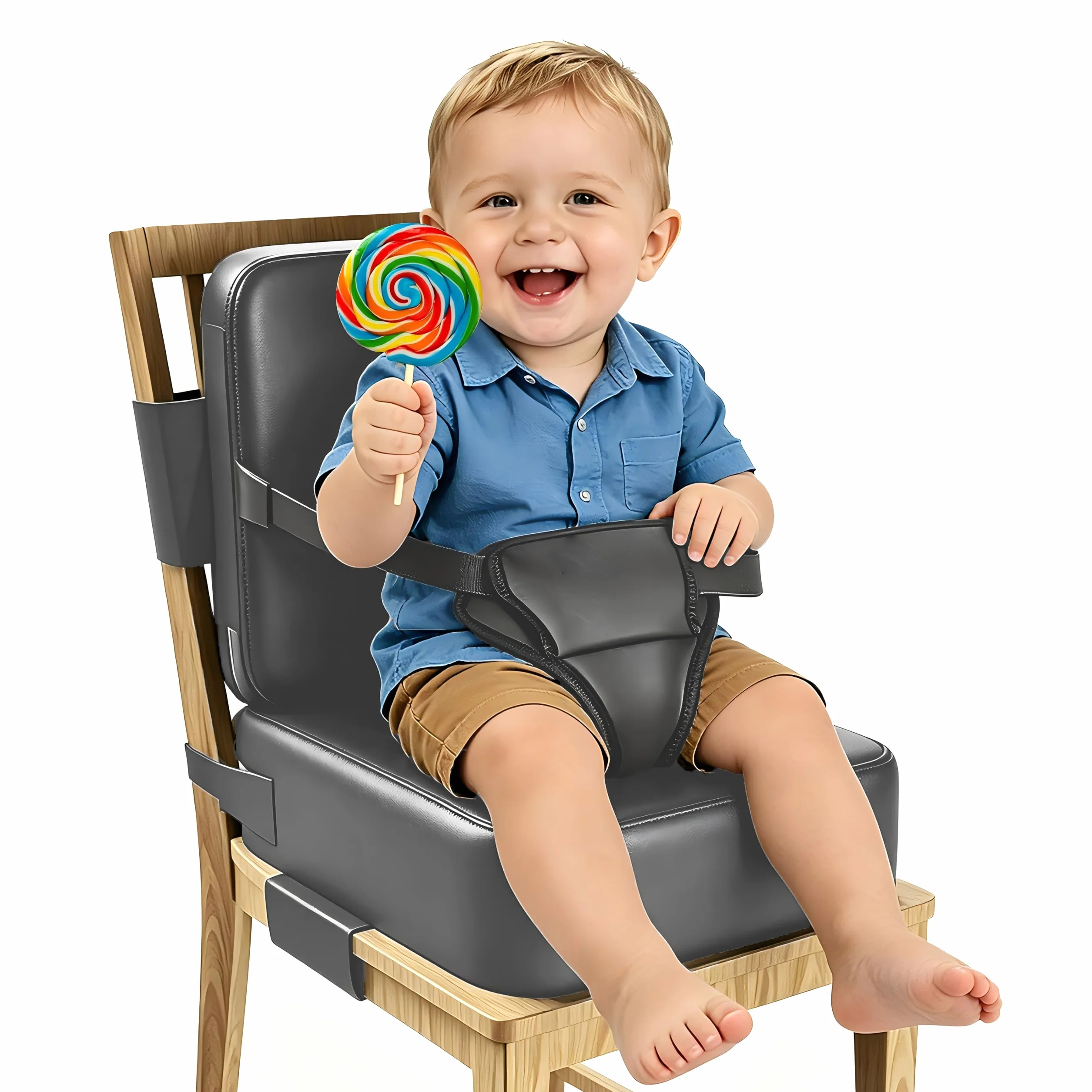 Rialzo Sedia per Bambini, Alzasedia Da Tavolo, Cuscino Sedia, 2PCS Alzatina, 3-12 Anni