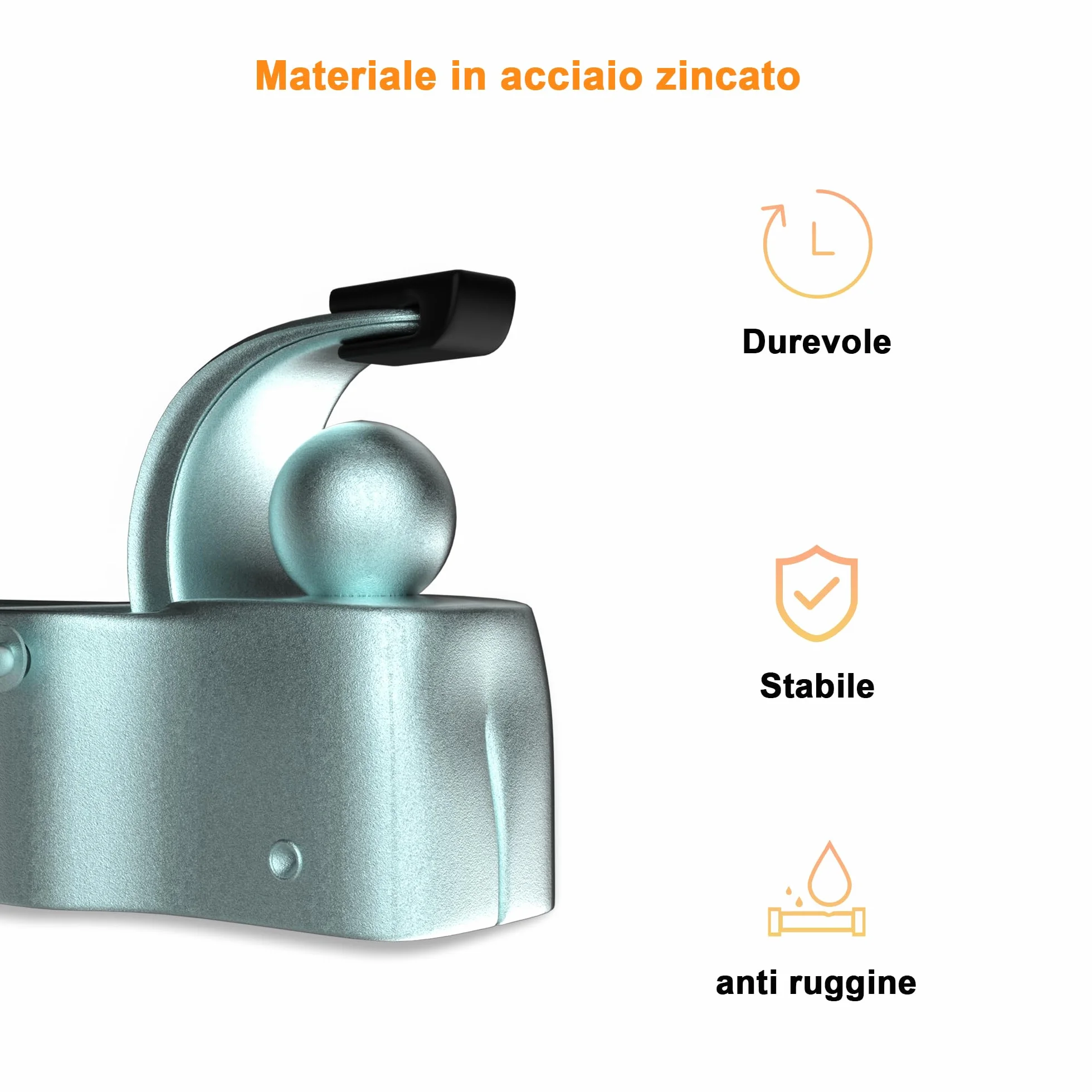 Gancio per Rimorchio Bici, Attacco Rimorchio Bicicletta, Sistema di Traino Compatibile Reggisella