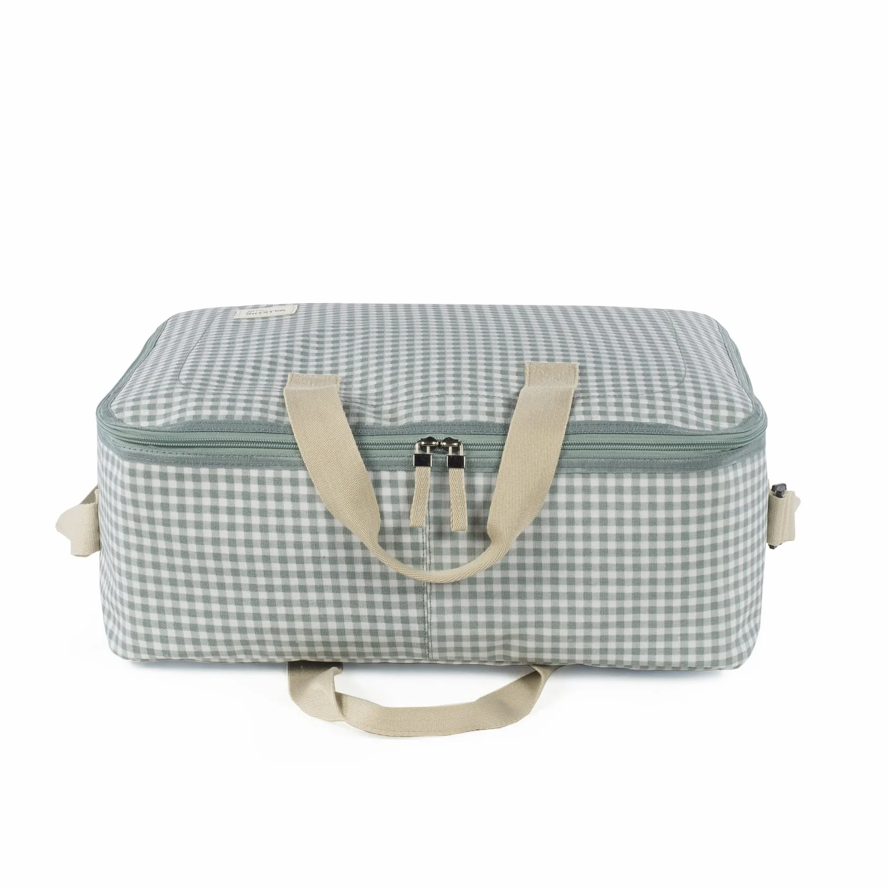 Valigia cestino bambino I Love Vichy Walking Mum