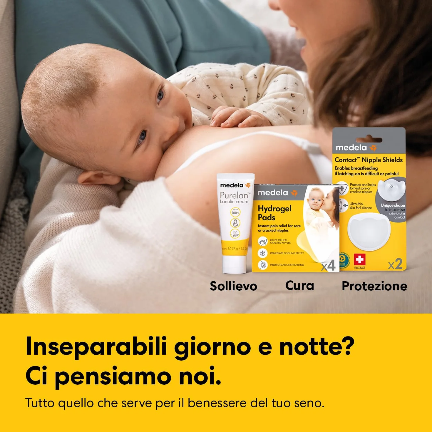 Medela Purelan Crema alla Lanolina per Capezzoli, Sollievo Rapido, 37 g