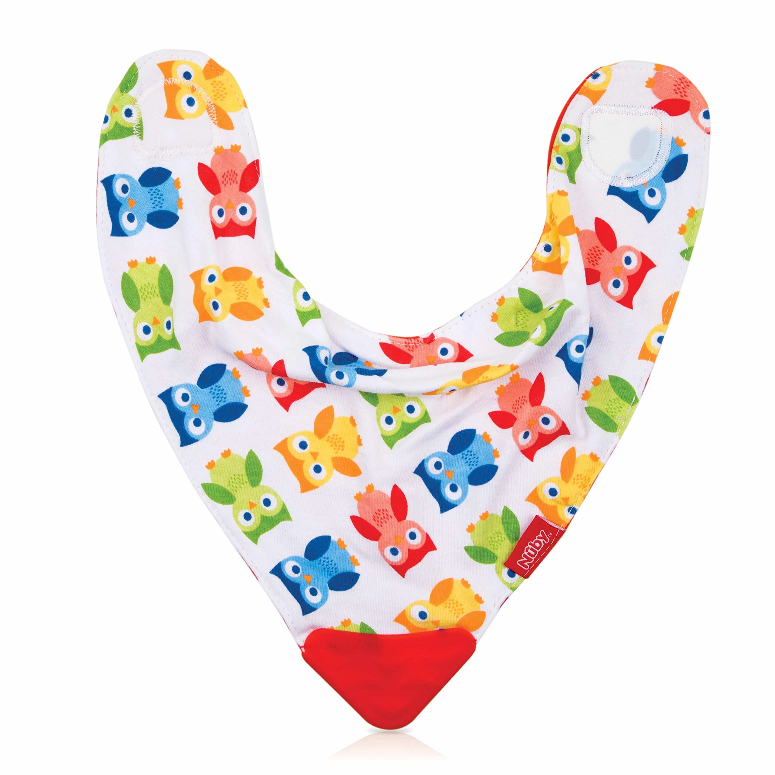 Nuby Bavaglino con Massaggiagengive Bandana ID4290 Modelli Assortiti
