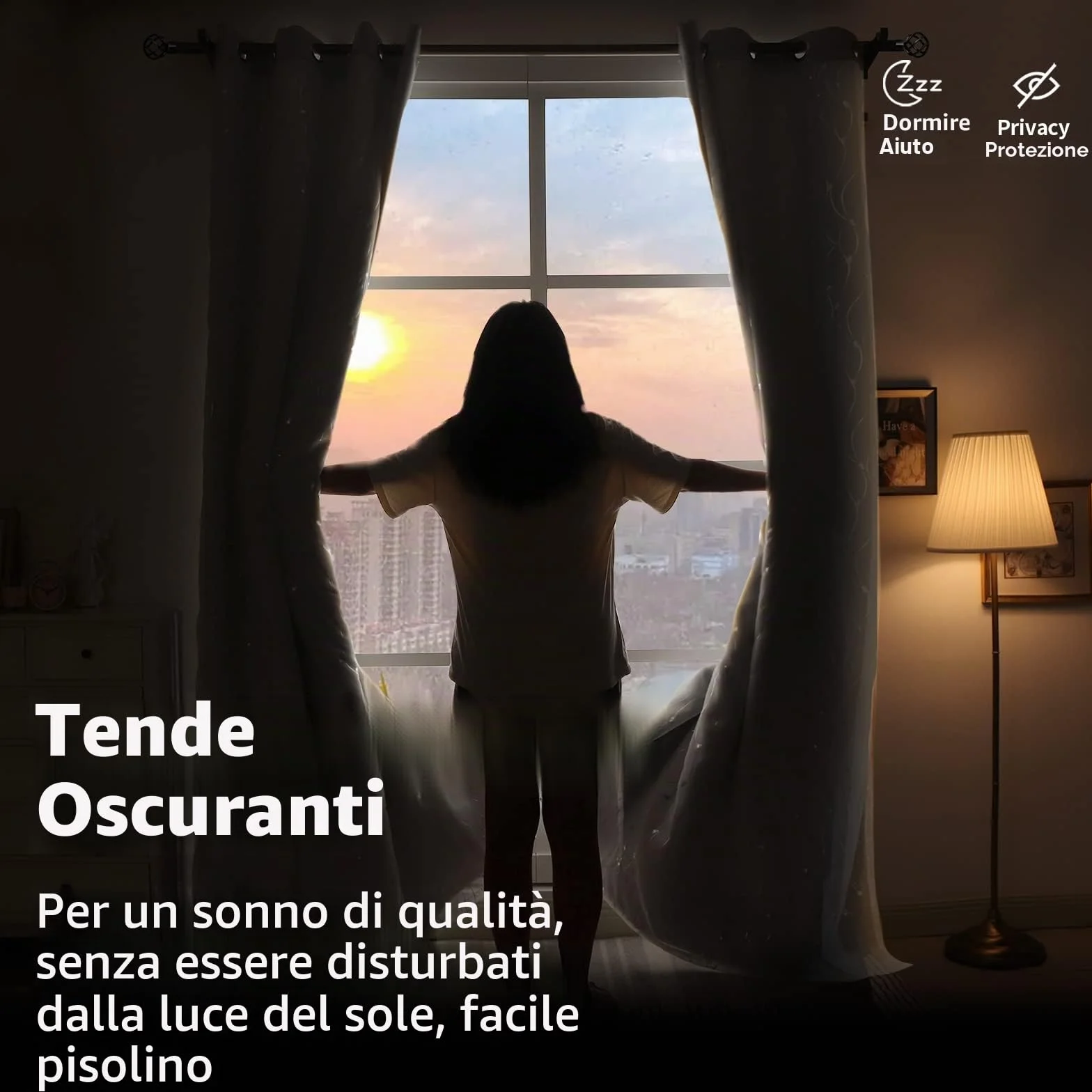 BGment Tende Oscuranti Bianche a Doppio Strato con Occhielli Argentati, Pannelli Isolanti Termici 2 Pezzi