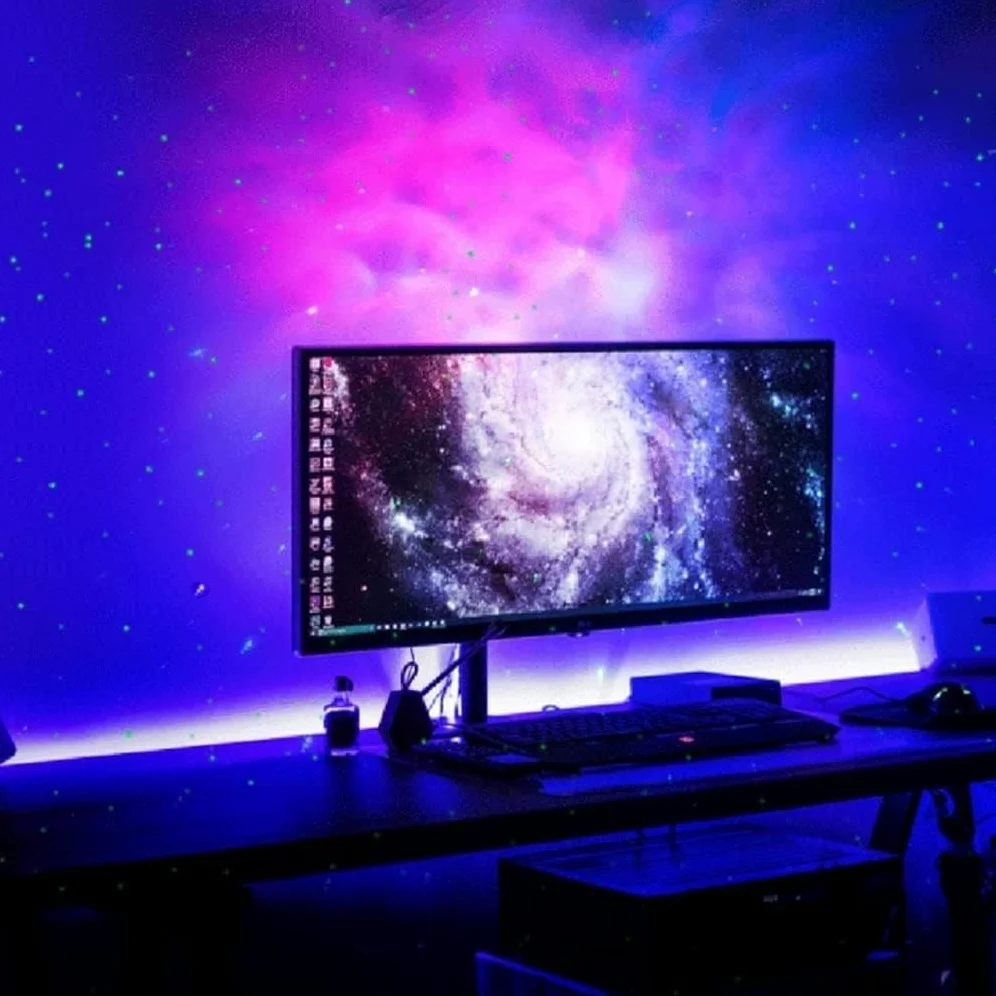 GeRRiT Proiettore di Luce Notturna Proiettore a LED Proiezione del Cielo Stellato for Il teatro Domestico della Festa della Camera da Letto degli Adulti