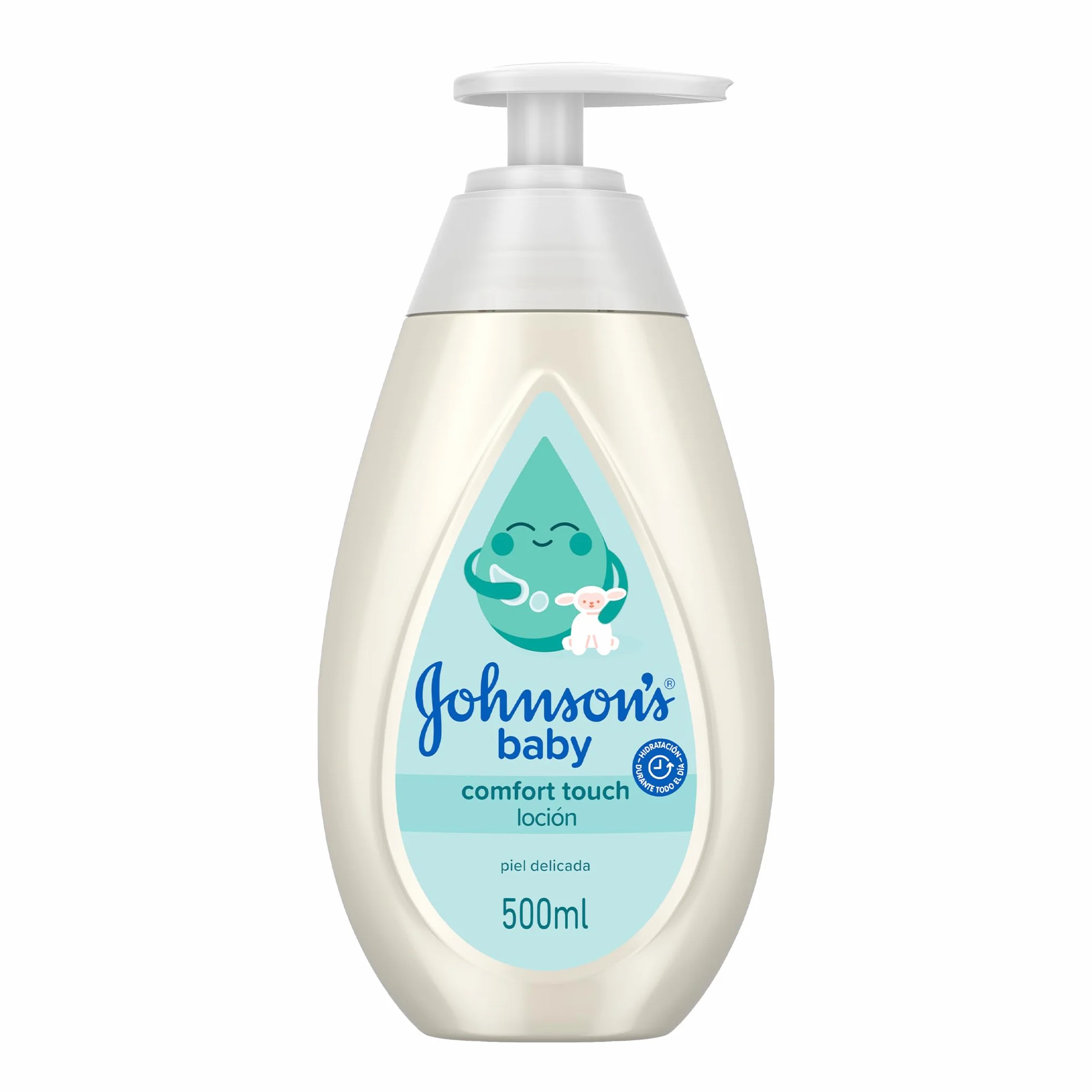 Johnson's Baby Comfort Touch Crema Liquida 500 ml, Crema idratante per neonati con fragranza al Cocco, Baby lotion per pelle delicata