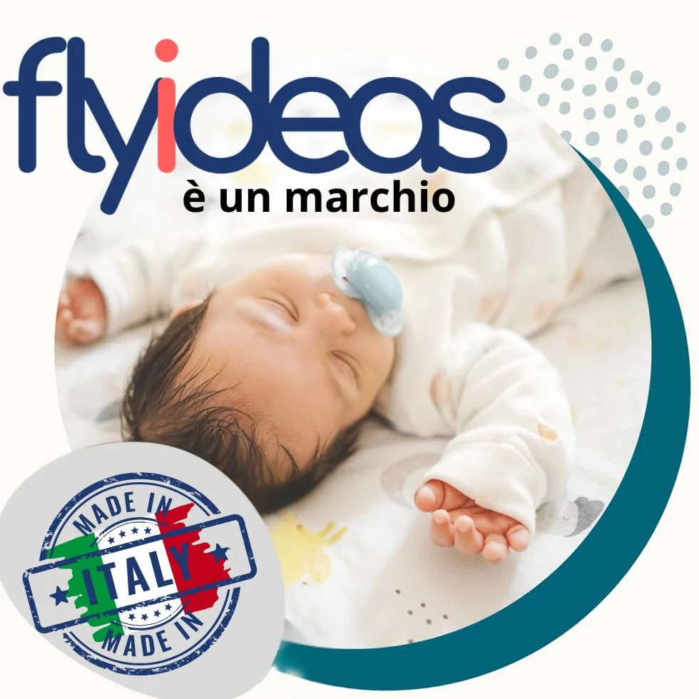 FlyIdeas Set 2 Lenzuola per Next to Me 50x83 cm 100% Cotone Coprimaterasso Impermeabile Made in Italy