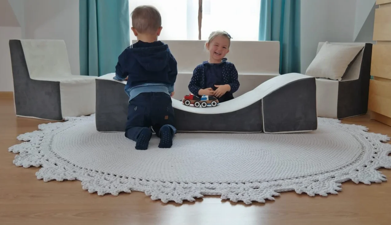Velinda Set Completo Mobili Bambino Poltroncina Divanetto Poltrona Relax Verde