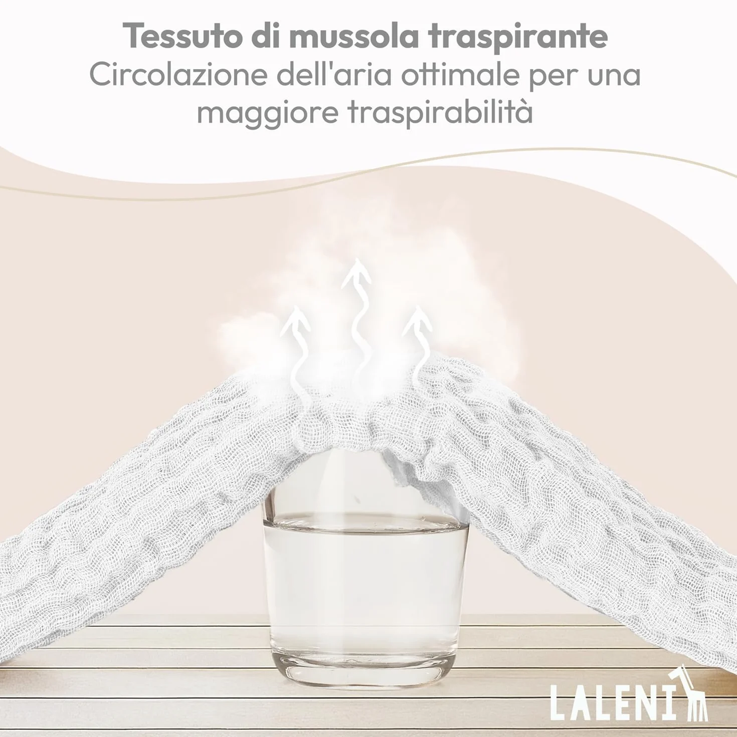 Asciugamani Neonato 70x70cm Set da 10 - Lavette in Cotone Morbido per Pelli Sensibili