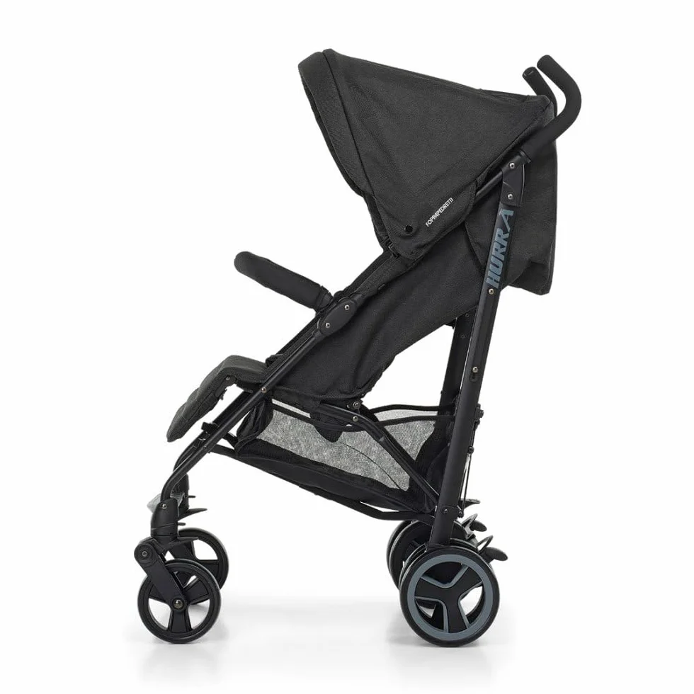 Foppapedretti Passeggino Compatto Hurrà 0-15 kg Nero Melange