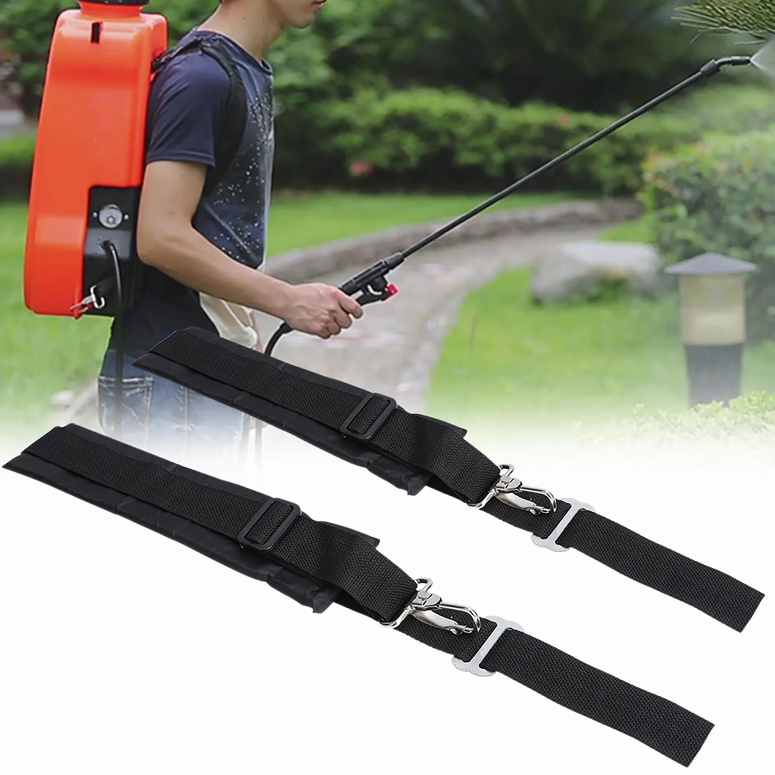 Tracolla per Spruzzatore a Zaino Leggero Confortevole Stabile Regolabile 29 Cm * 11,4 Pollici 2 Pezzi