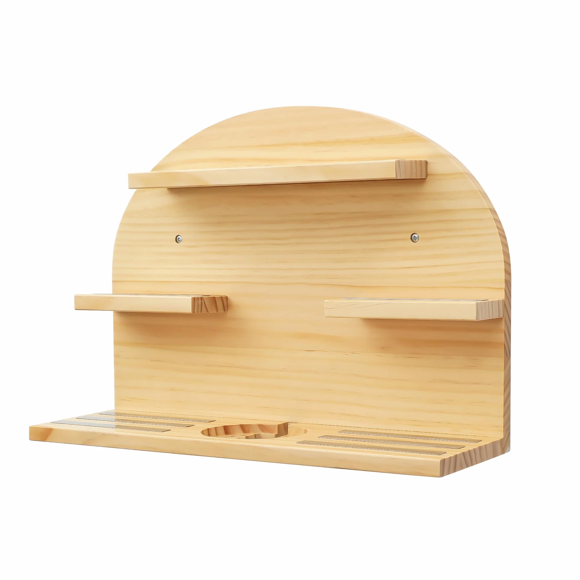 Scaffale magnetico per figure Tonie, scaffale da parete per Toniebox, organizer per personaggi acustici, legno di pino