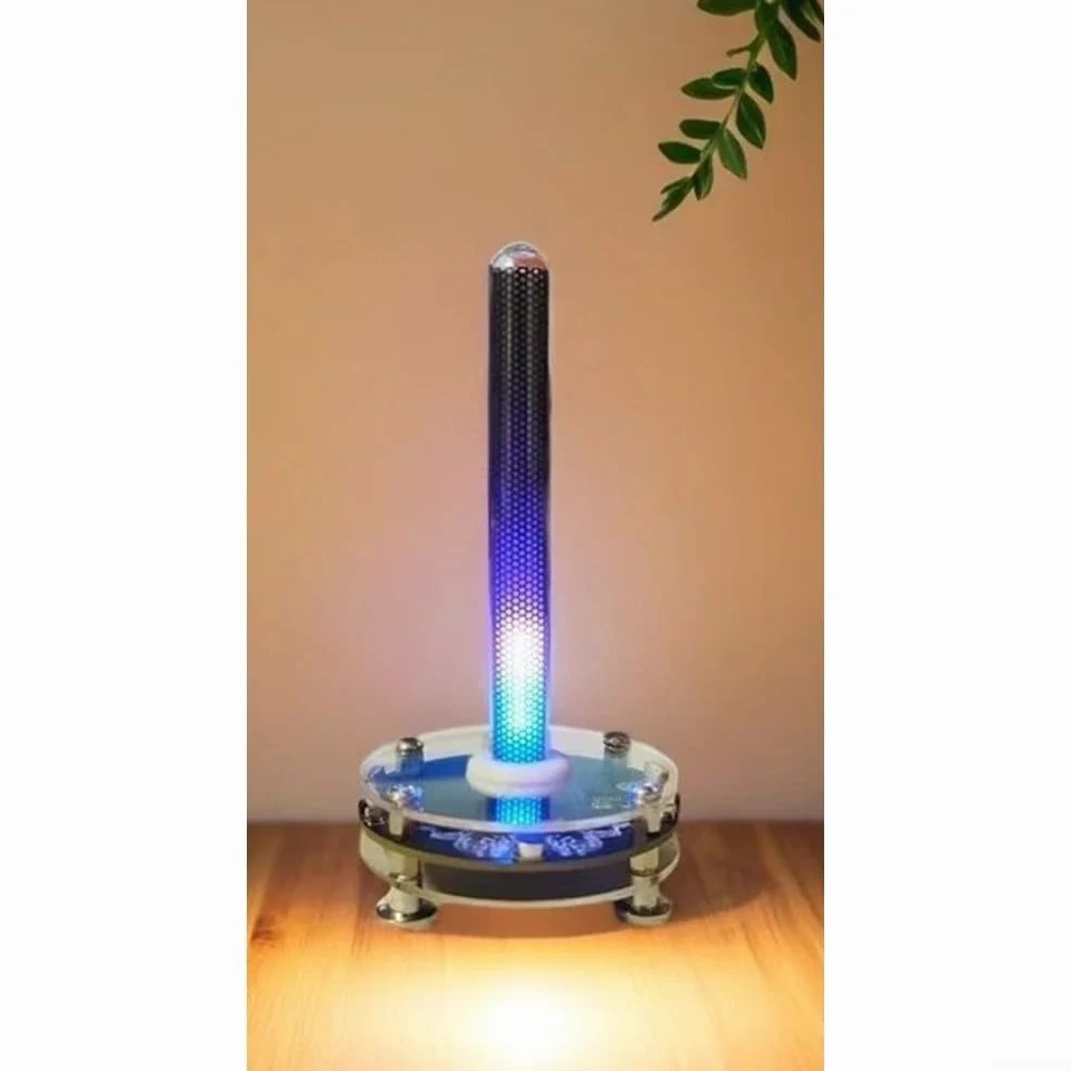 Lampada da tavolo a LED a controllo vocale, 6 x 12 cm, effetto luce RGB | Controllo vivavoce, 11 temi di colore, 6 x 12 cm, compatto, robusto, ideale per la scrivania