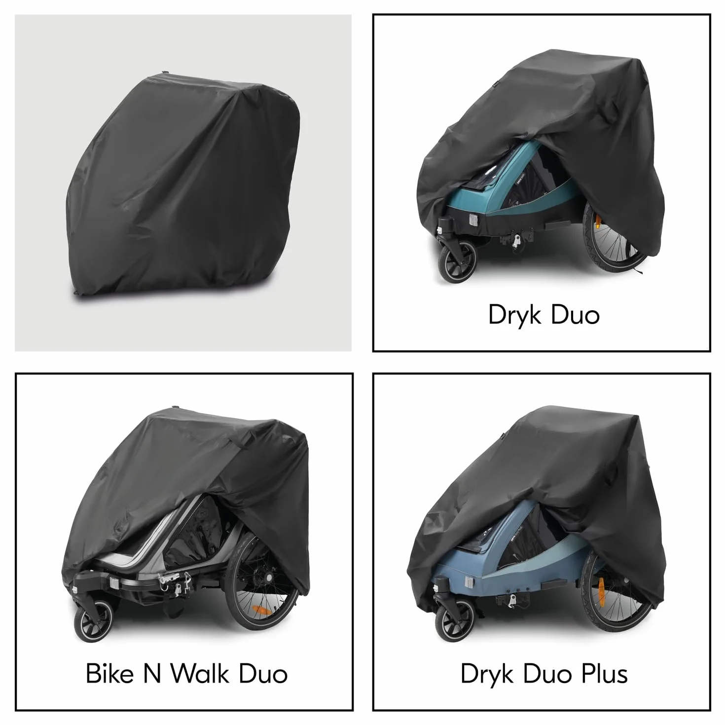 hauk Copertura Rimorchio Bici Bambini Universale 95x105x109 cm
