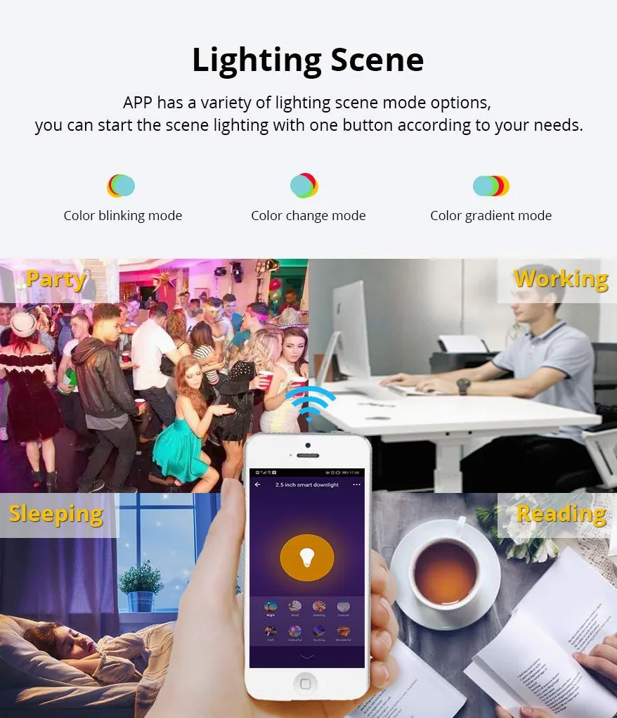 BENEXMART Gu5.3 - Lampadina LED MR16 12 V WiFi Alexa Google Home Assistant IFTTT Tuya Smart Life App telecomando RGB LED dimmerabile, bianco, GU5.3, 5.00W