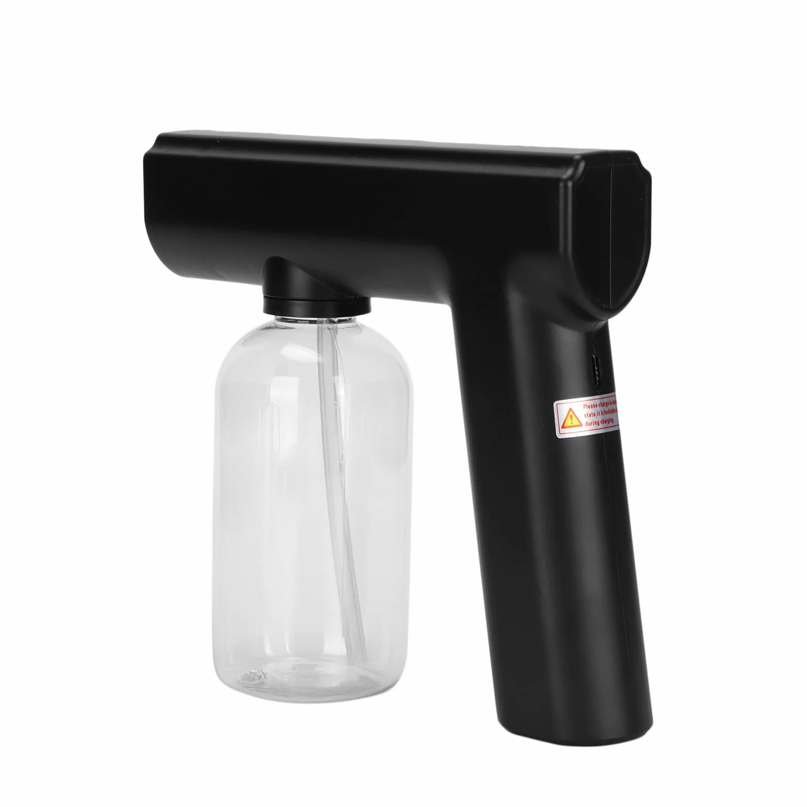 Pistola per Nebulizzazione Nanometrica Portatile Spruzzatore Wireless Elettrico Multifunzionale Nero