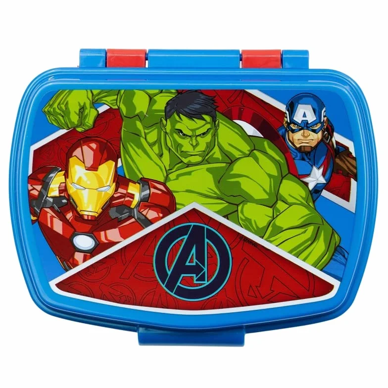 ILS Contenitore Portapranzo Avengers Supereroi Hulk Scatola Sandwich Box per Bambini