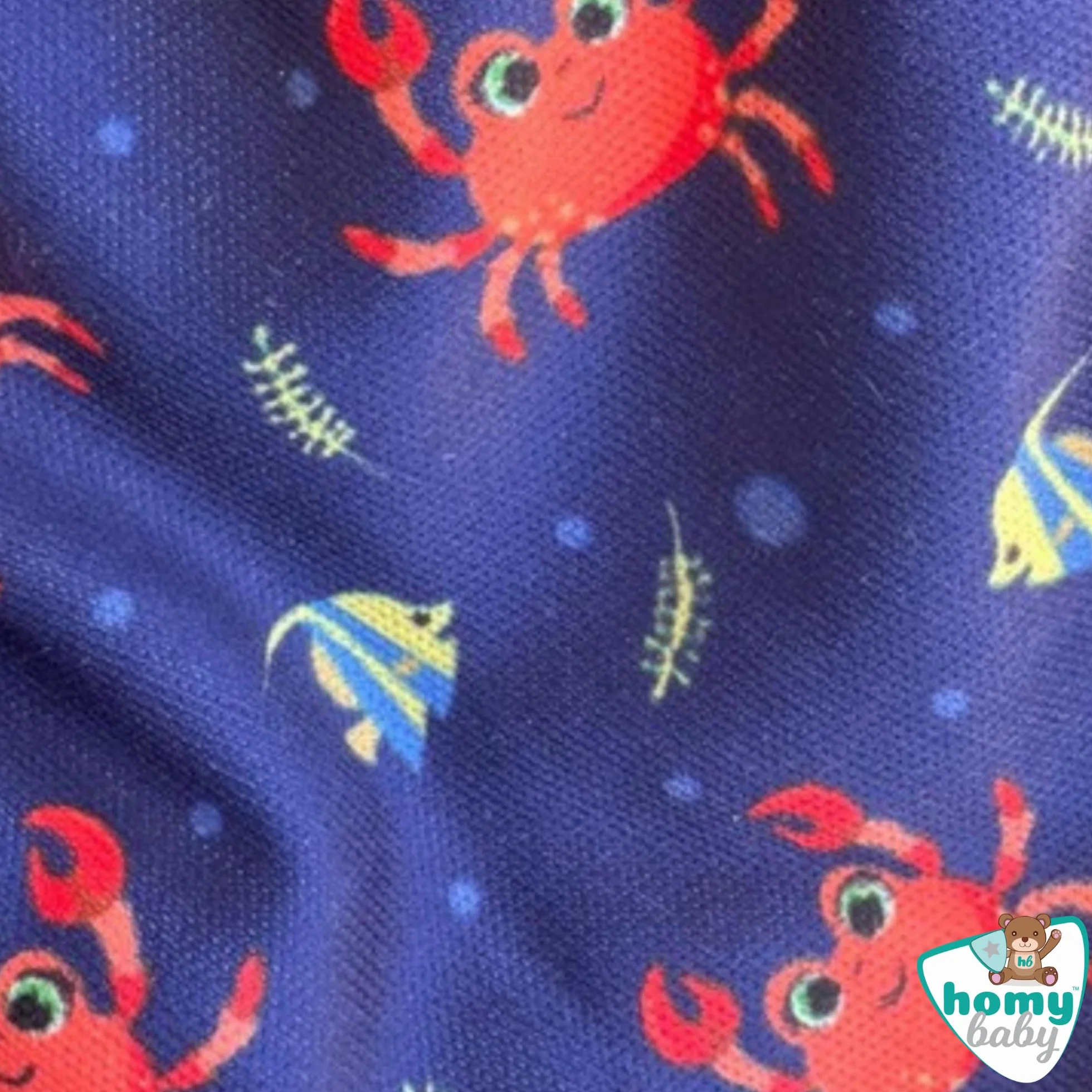 HOMYBABY Costume da bagno pannolini lavabili riutilizzabili per neonati mutandine da bagno 6 mesi granchio 24 mesi