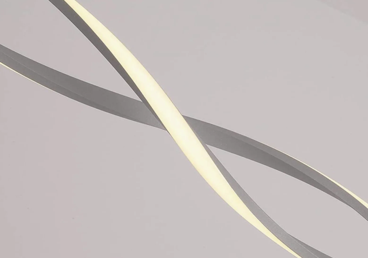 Lampada a Sospensione a LED con Design a Onda, lineare e Regolabile, Stile Nordico, Moderna, a Spirale, per Cucina, Isola, Tavolo da Pranzo, Soggiorno, Nero + dimmerazione Continua, 80 cm