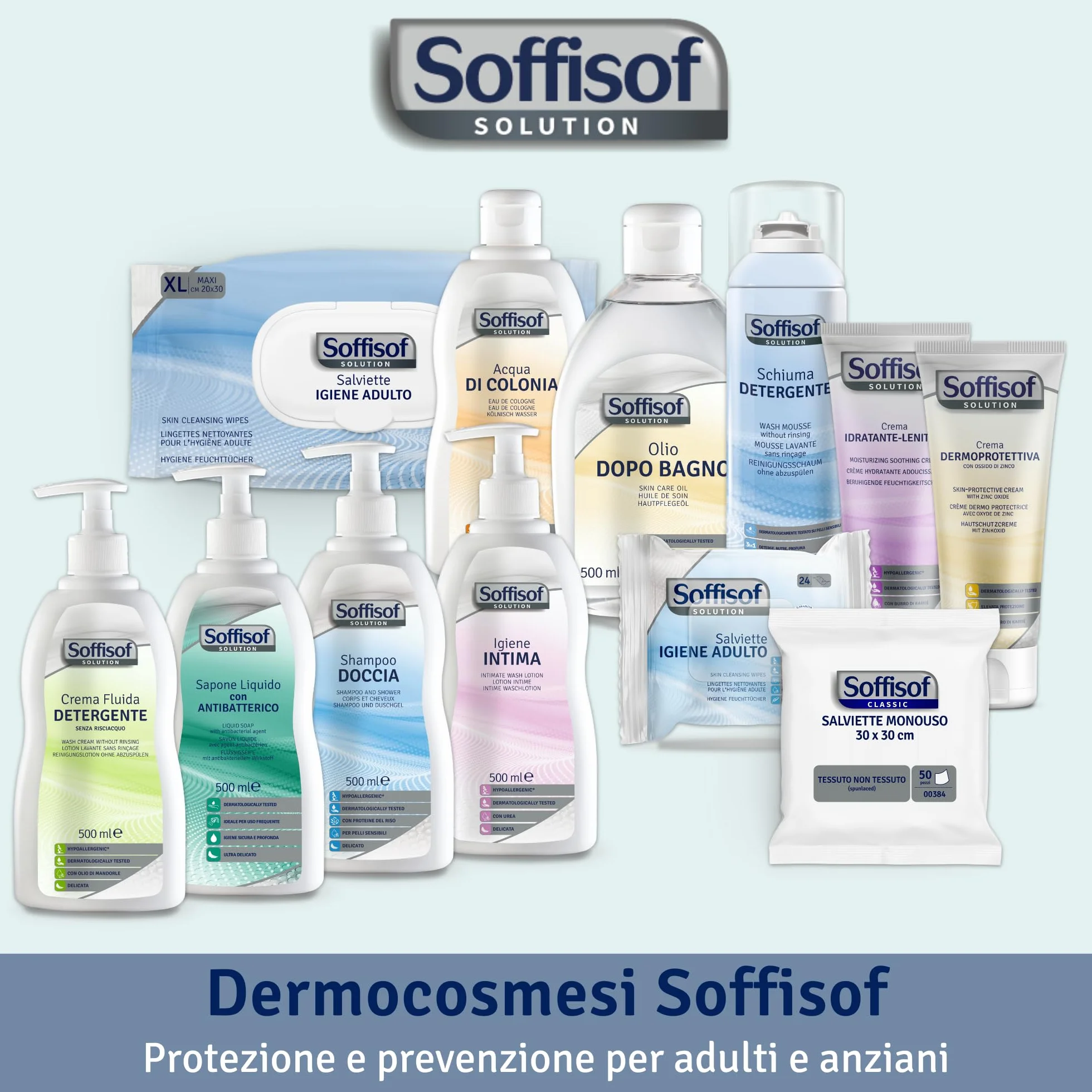 Soffisof Crema Dermoprotettiva 200ml Ossido di Zinco 10% Pasta Barriera per Anziani, Allettati e Neonati