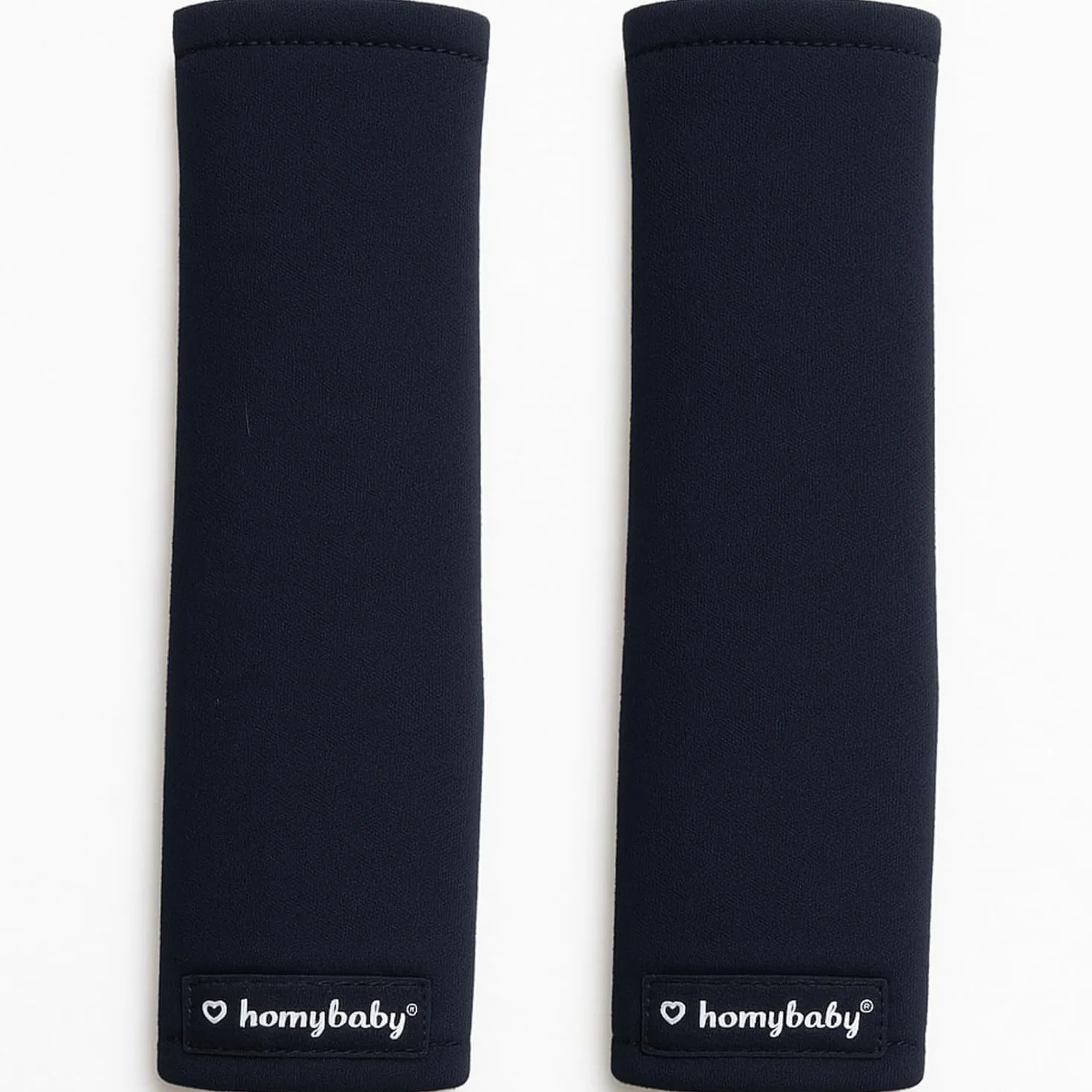 HOMYBABY Copri manubrio universale per passeggino, tessuto lavabile, nero, 2 pezzi