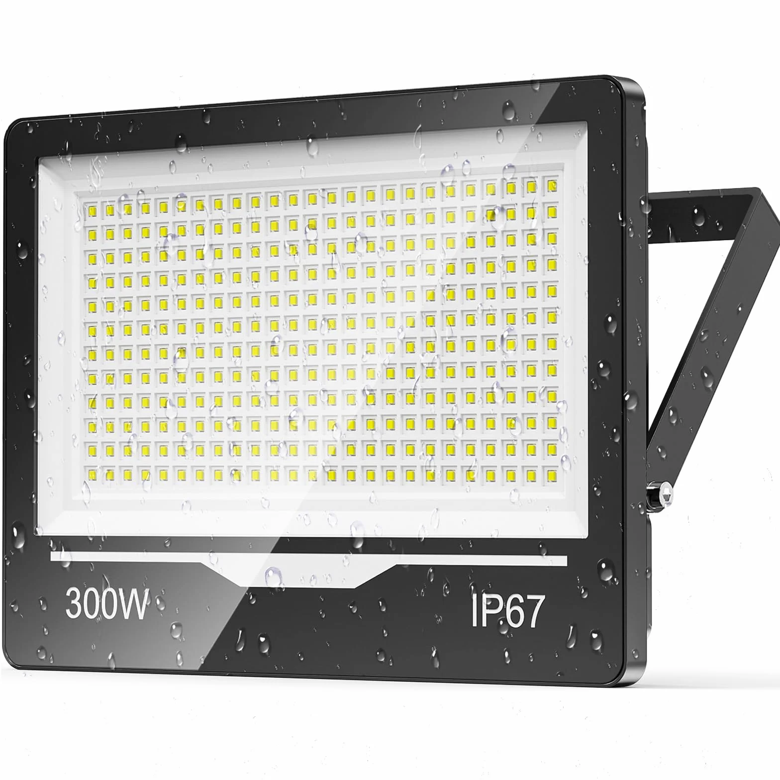 Fari Faretto LED da Esterno 300W 1 Pezzi - 30000LM 6500K Luce Fredda Faro Faretti LED Esterno IP67 Impermeabile per Giardino, Patio, Terrazza, Garage