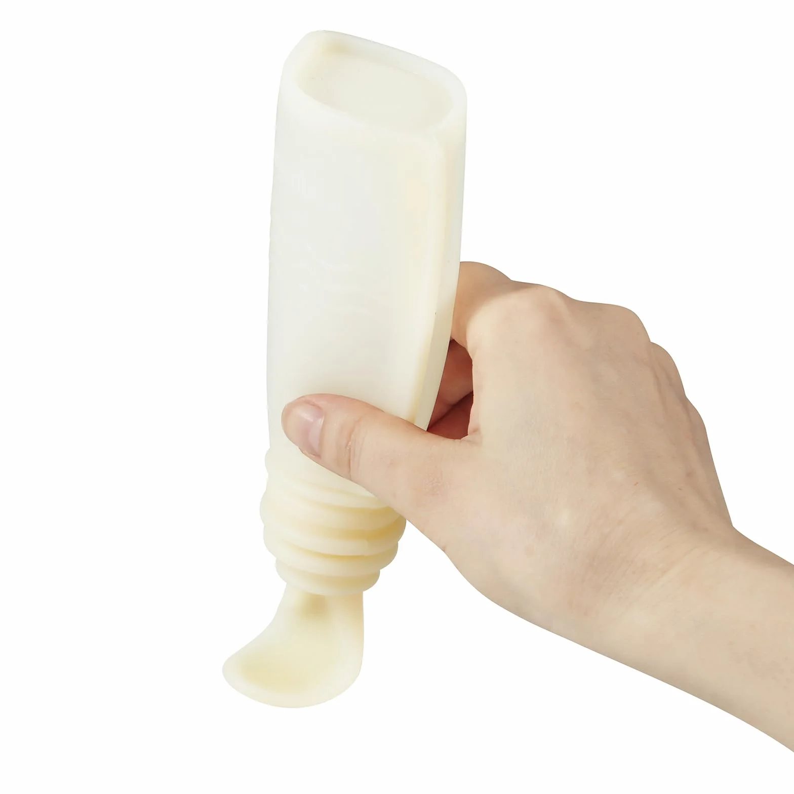 PandaEar Set di 3 Sacchetti Riutilizzabili in Silicone per Pappe per Neonati 150 ml Beige Blu Verde