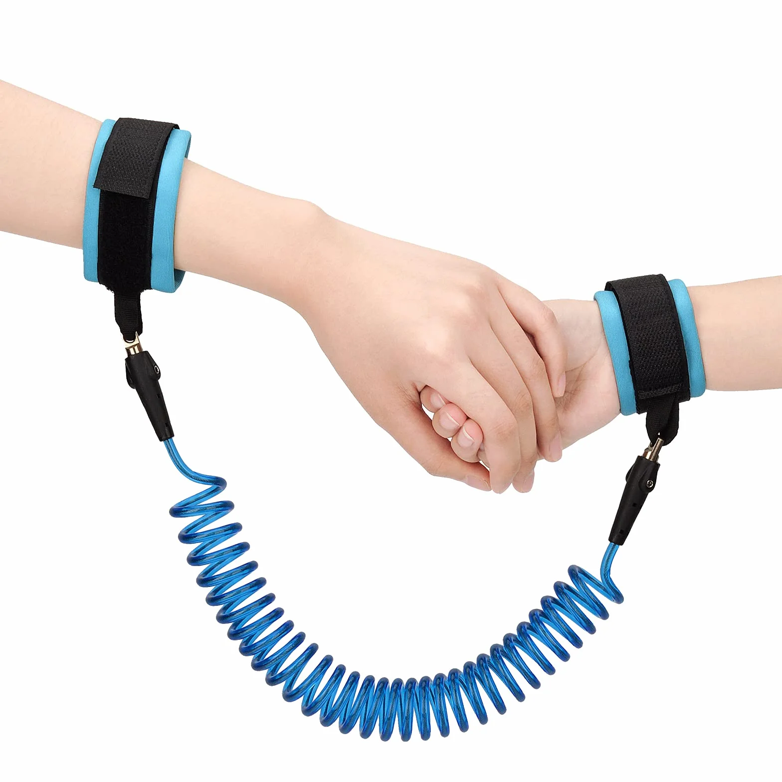 Bracciale Sicurezza Bambino Anti-Perso Portatile Blu, Primi Passi Cintura Mano