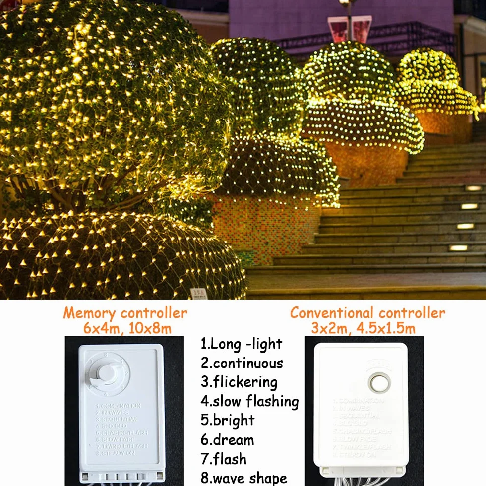 Luci Solari Esterno LED Catena Luminosa Solari Tenda Luminosa Impermeabile 8 modalità Tenda Luci Natale Decorative per Giardino,Patio,Cancello,Matrimonio,Festa Color 3x2m Solar Style