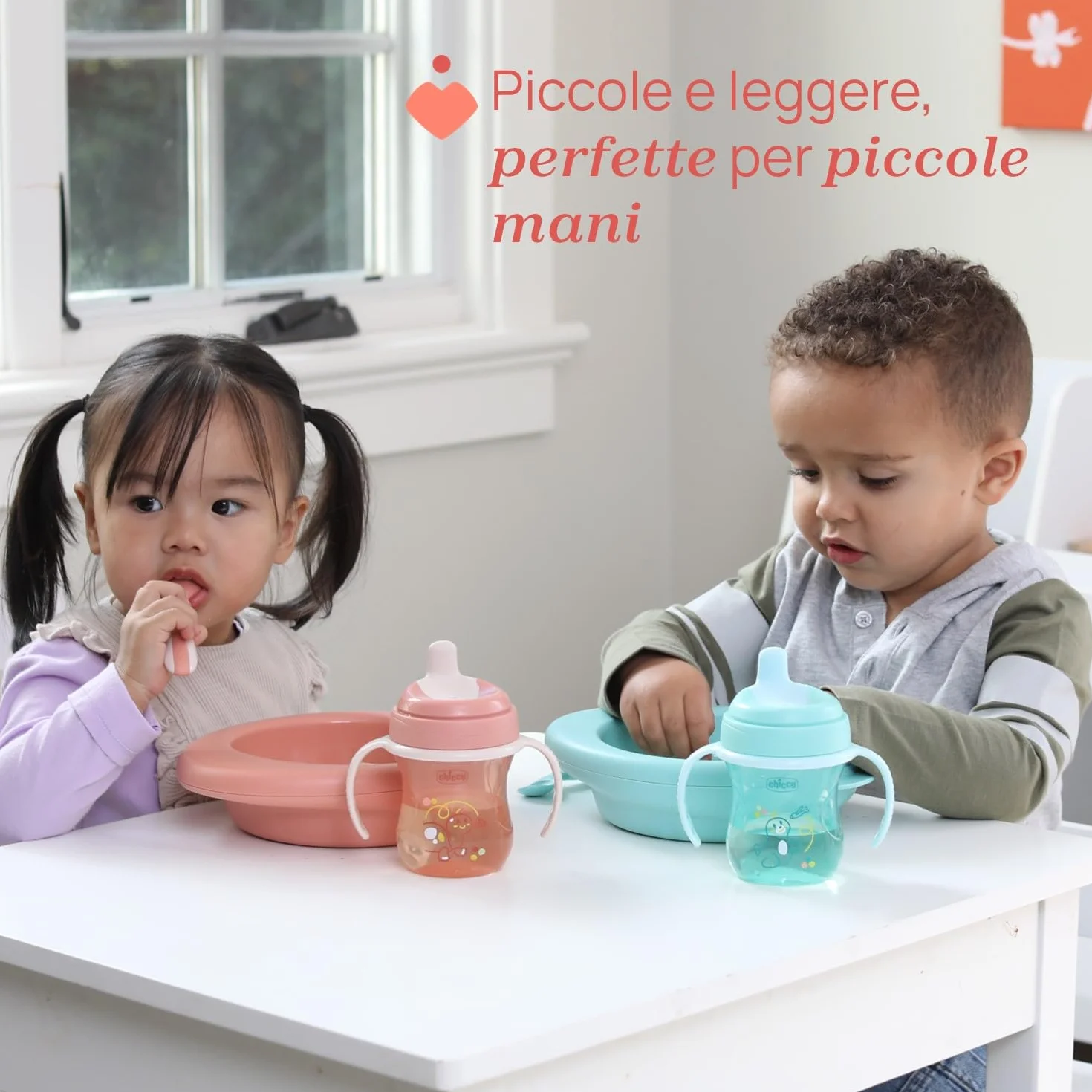 Chicco Posatine Inox Set Pappa 2 Pezzi 18M+ Acciaio Inossidabile