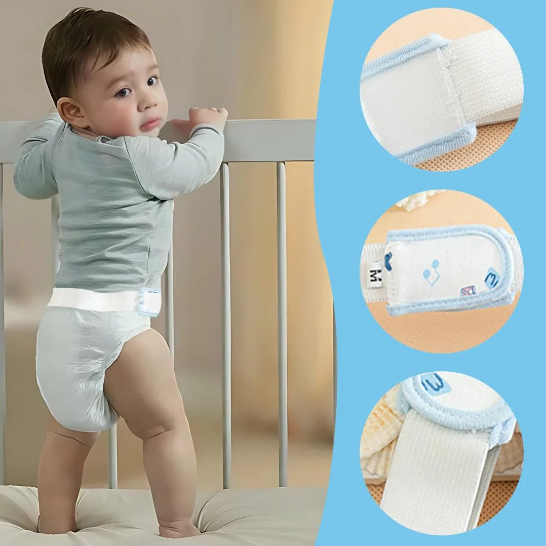Cintura Per Pannolini Bambino Di Pancia Del Gas 3Pcs Morsetti Di Fissaggio