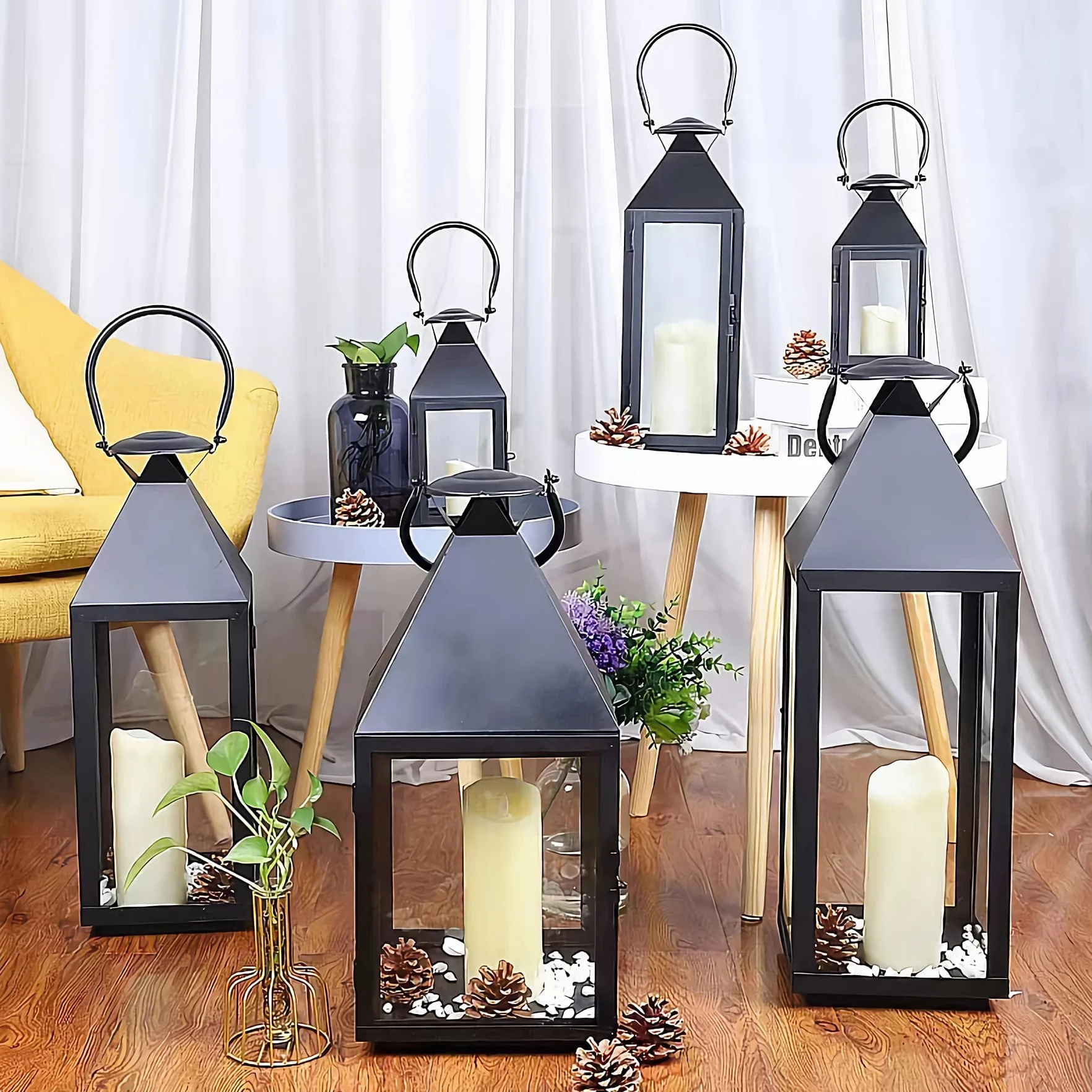 Candele LED Tremolanti Senza Fiamma Con Telecomando - 10 x 25CM, a Batteria, Tempistica, Pilastro di Cera Reale, Avorio - Confezione da 2 Elettriche Finte di Lunga Durata