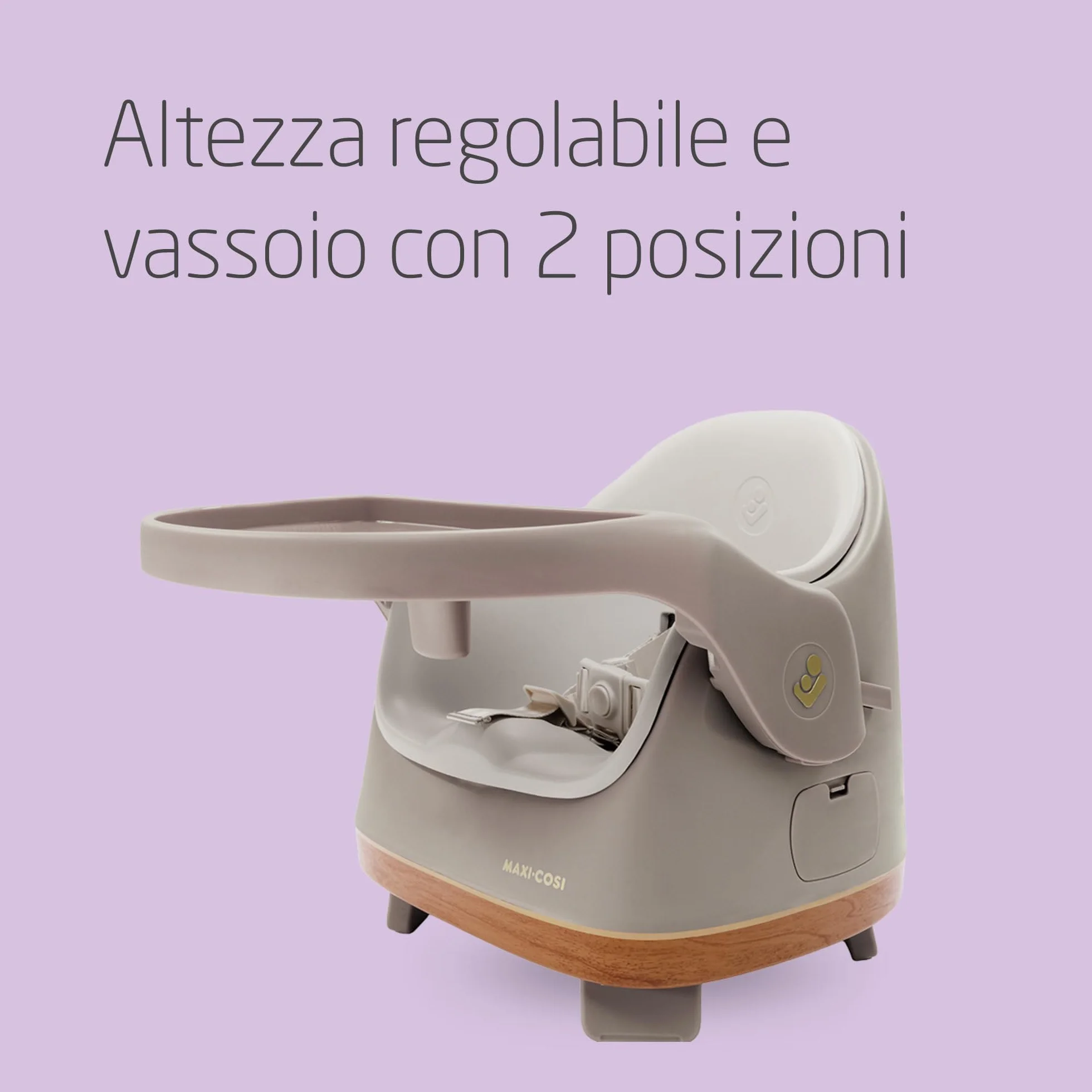 Maxi-Cosi Jay Rialzo Sedia Bambini da Tavolo 2 in 1, 6 Mesi - 3 Anni, 9-15 kg, Elegance Beige