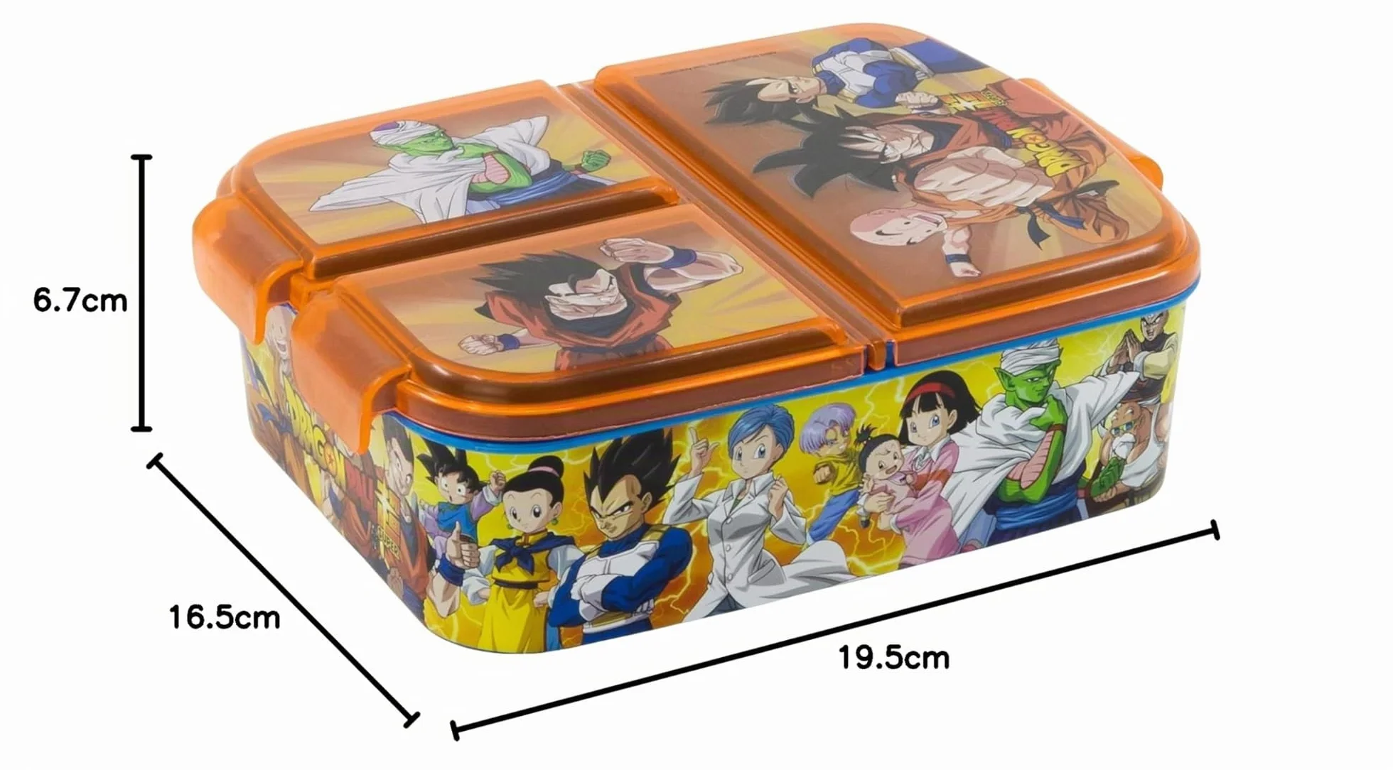 LONCHERA Dragon Ball Multi-COMPARTIMENTOS